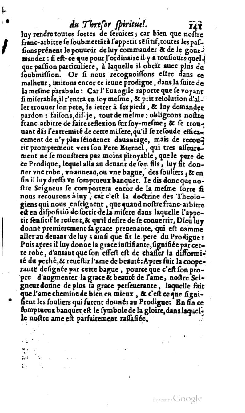 1637 - s.n. - Trésor spirituel des âmes religieuses - BM Lyon