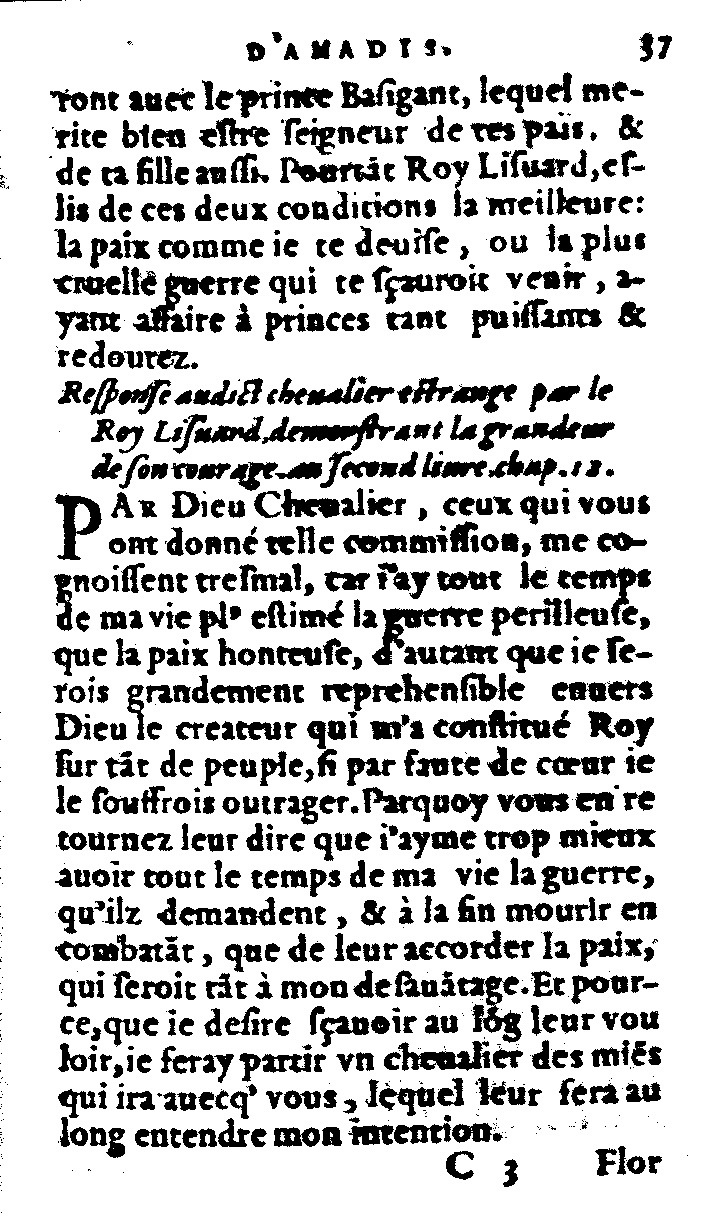 1562 - Jean d’Ogerolles et Gabriel Cotier - Trésor des Amadis - Lucerne 1562 - Jean d’Ogerolles et Gabriel Cotier - Trésor des Amadis - Lucerne