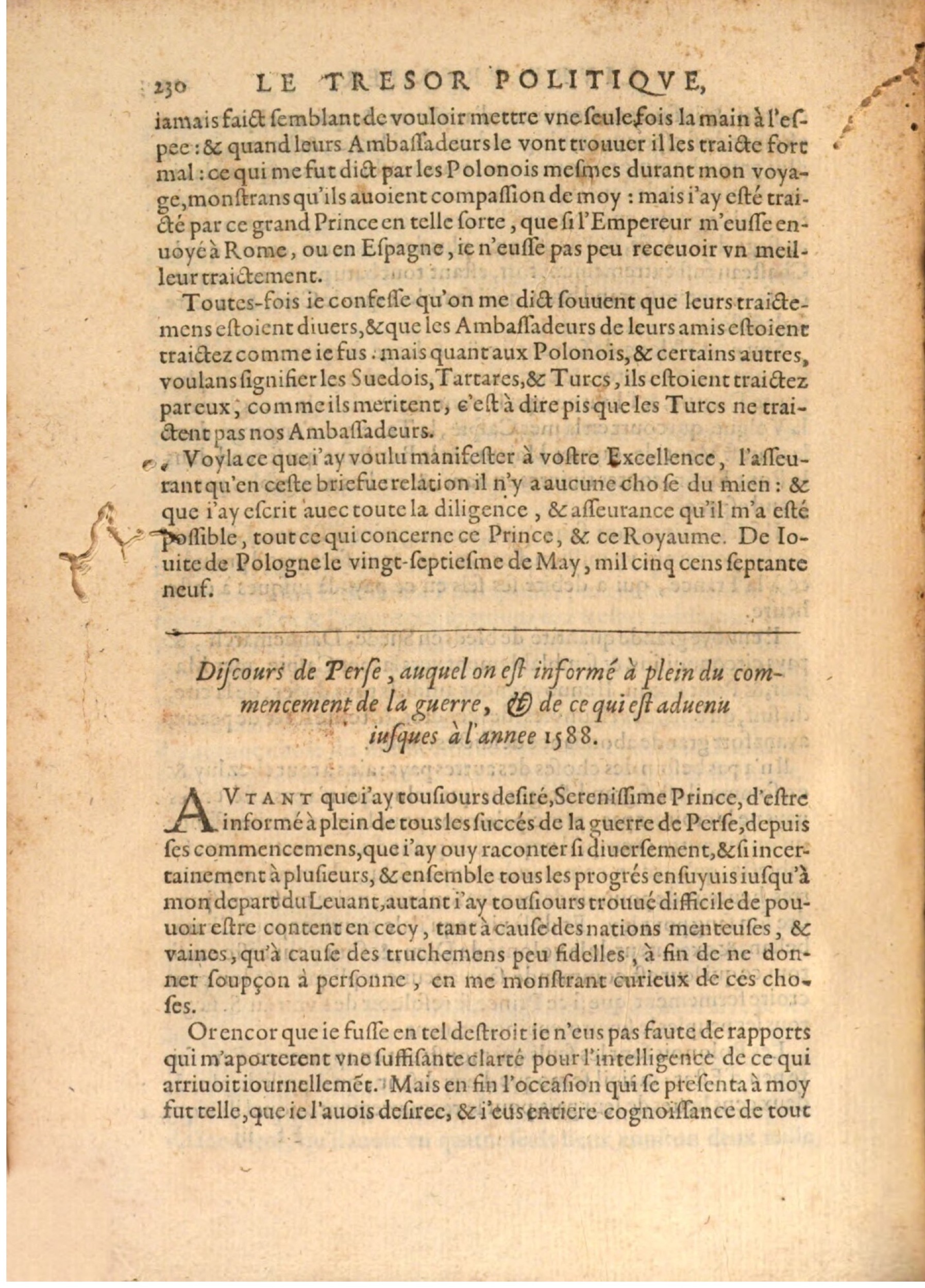 1608 - Nicolas Du Fossé - Trésor politique - BSB Munich 1608 - Nicolas Du Fossé - Trésor politique - BSB Munich