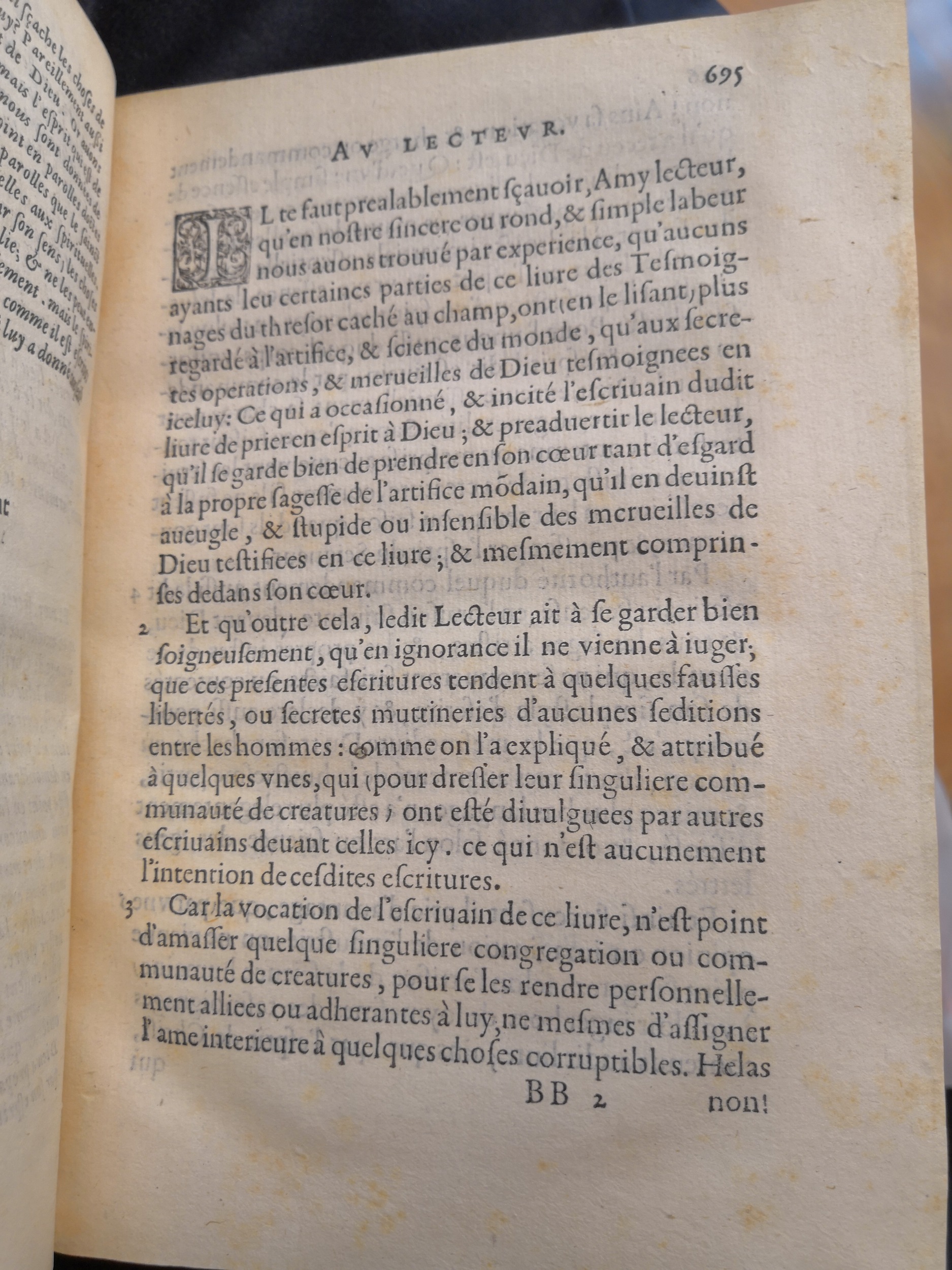 1581c. - Christophe Plantin - Le Livre des témoignages du Trésor caché au champ (Livres 2, 4, 6 et 7) - Anvers Musée Plantin Moretus