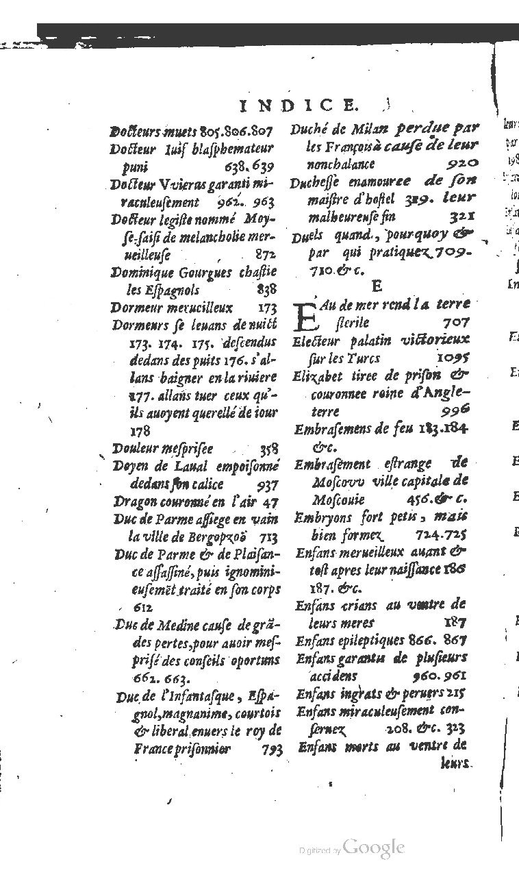 1610 - Paul Marceau - Trésor d’histoires admirables et mémorables - BSB Munich 1610 - Paul Marceau - Trésor d’histoires admirables et mémorables - BSB Munich