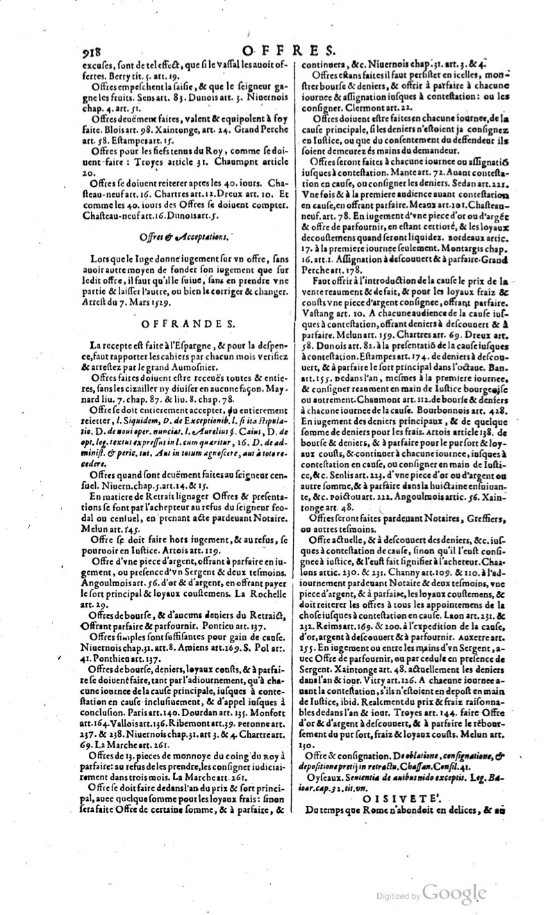 1629 - Veuve Nicolas Buon - Trésor du droit français (29620 T. 2) - BM Lyon