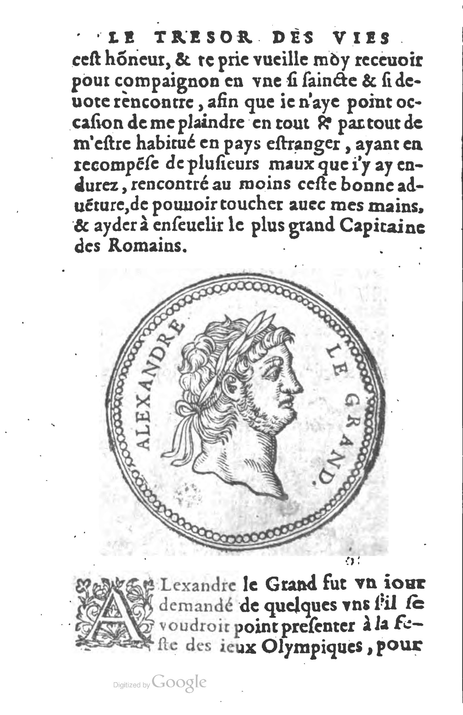 1577 - Claude Micard - Trésor des vies de Plutarque - BSB Munich