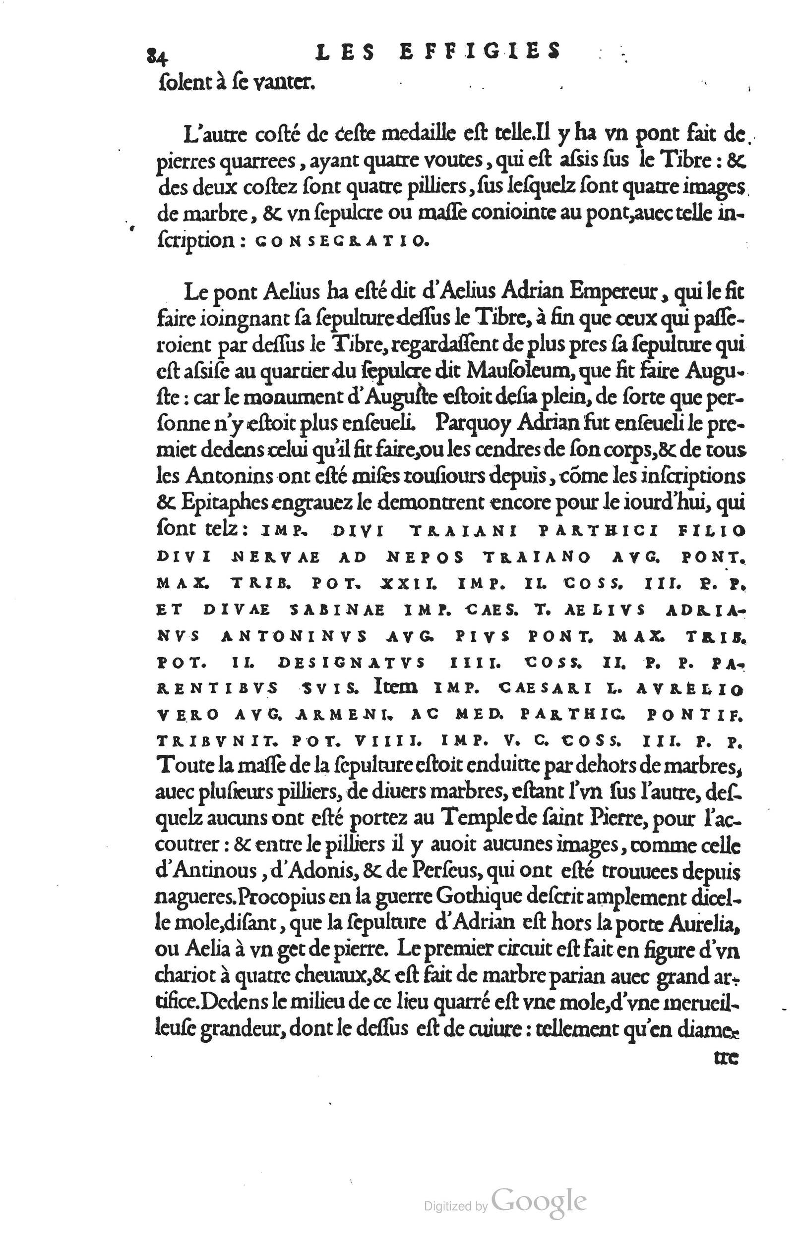 1553 - Jacopo Strada et Thomas Guérin - Épitome du Trésor des antiquités - Prague