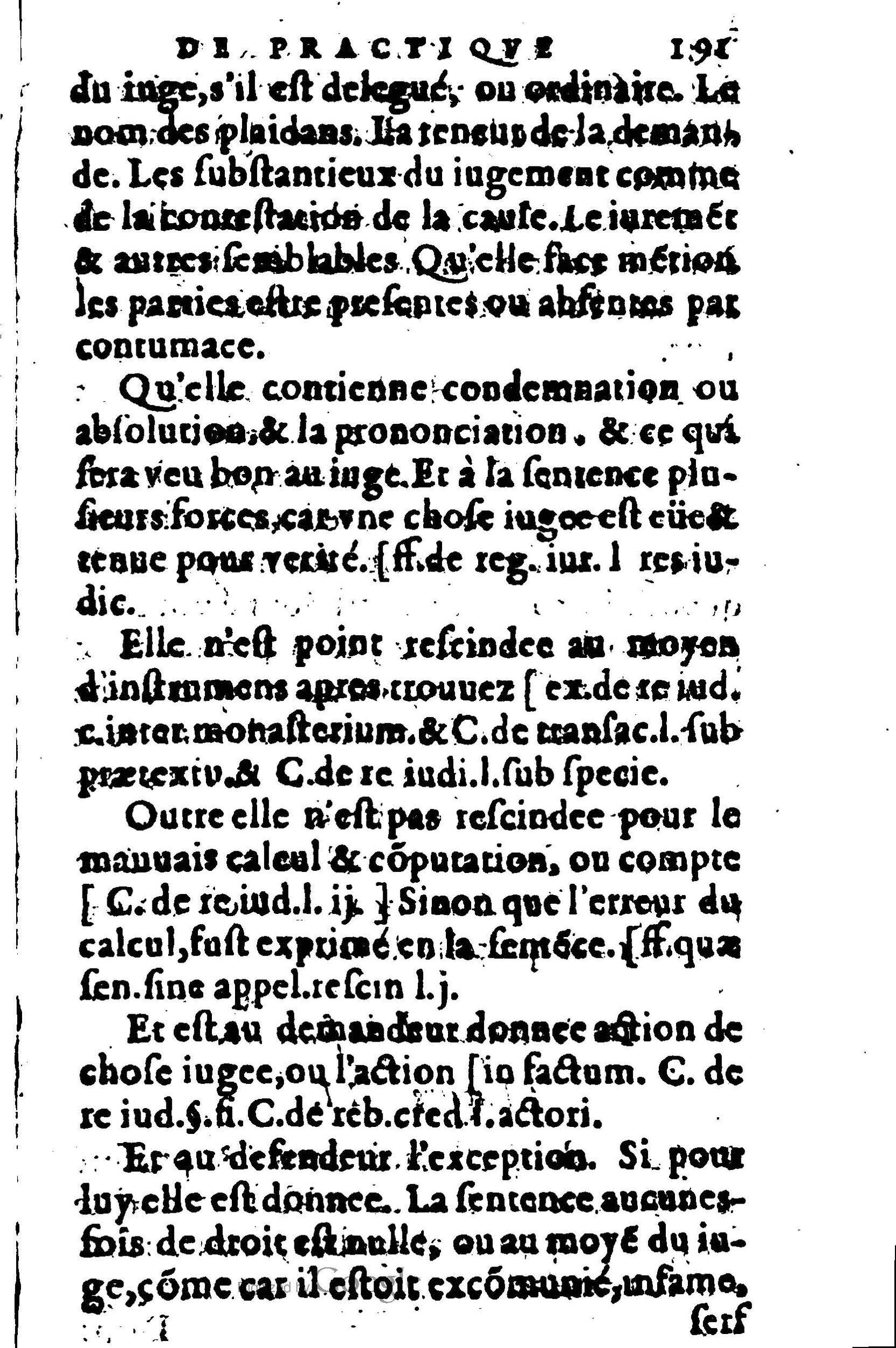 1605 - Pierre Rigaud - Trésor de pratique pour les juges - BM Lyon 1605 - Pierre Rigaud - Trésor de pratique pour les juges - BM Lyon
