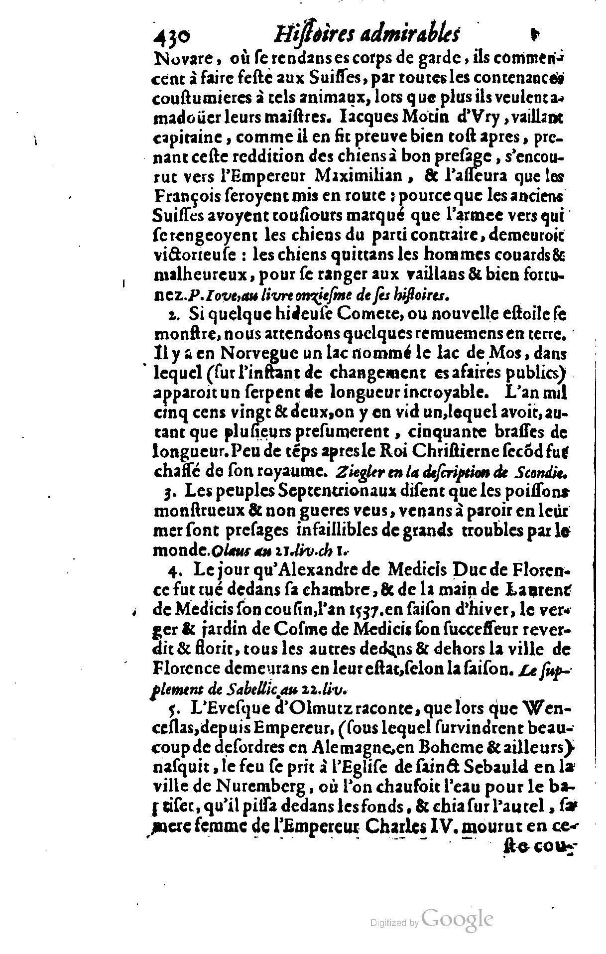 1628 - Jacques Crespin - Trésor d’histoires admirables et mémorables - BSB Munich
