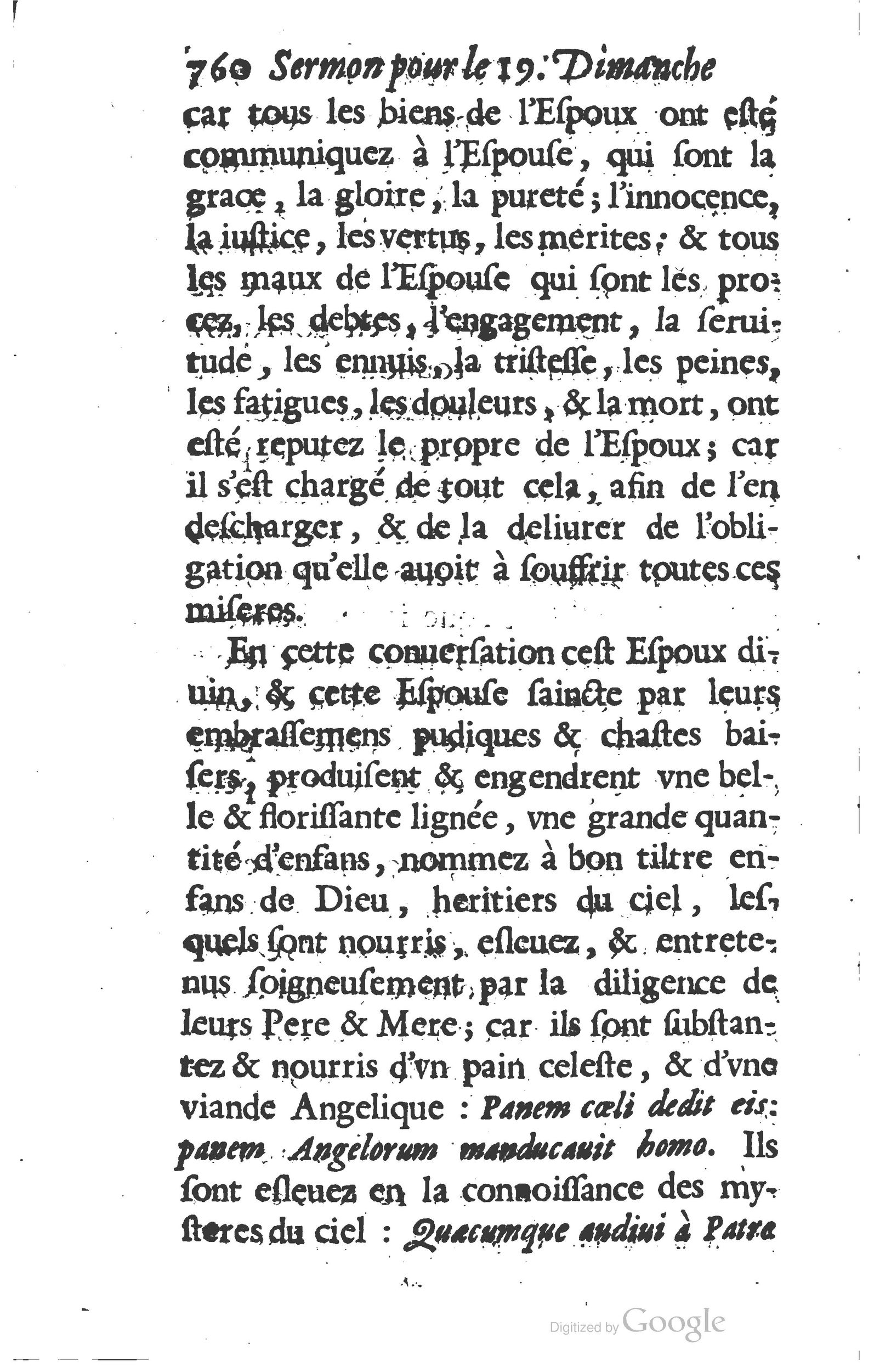 1629 - Manassés de Préaulx - Sermons ou Trésors de la piété chrétienne - BM Lyon