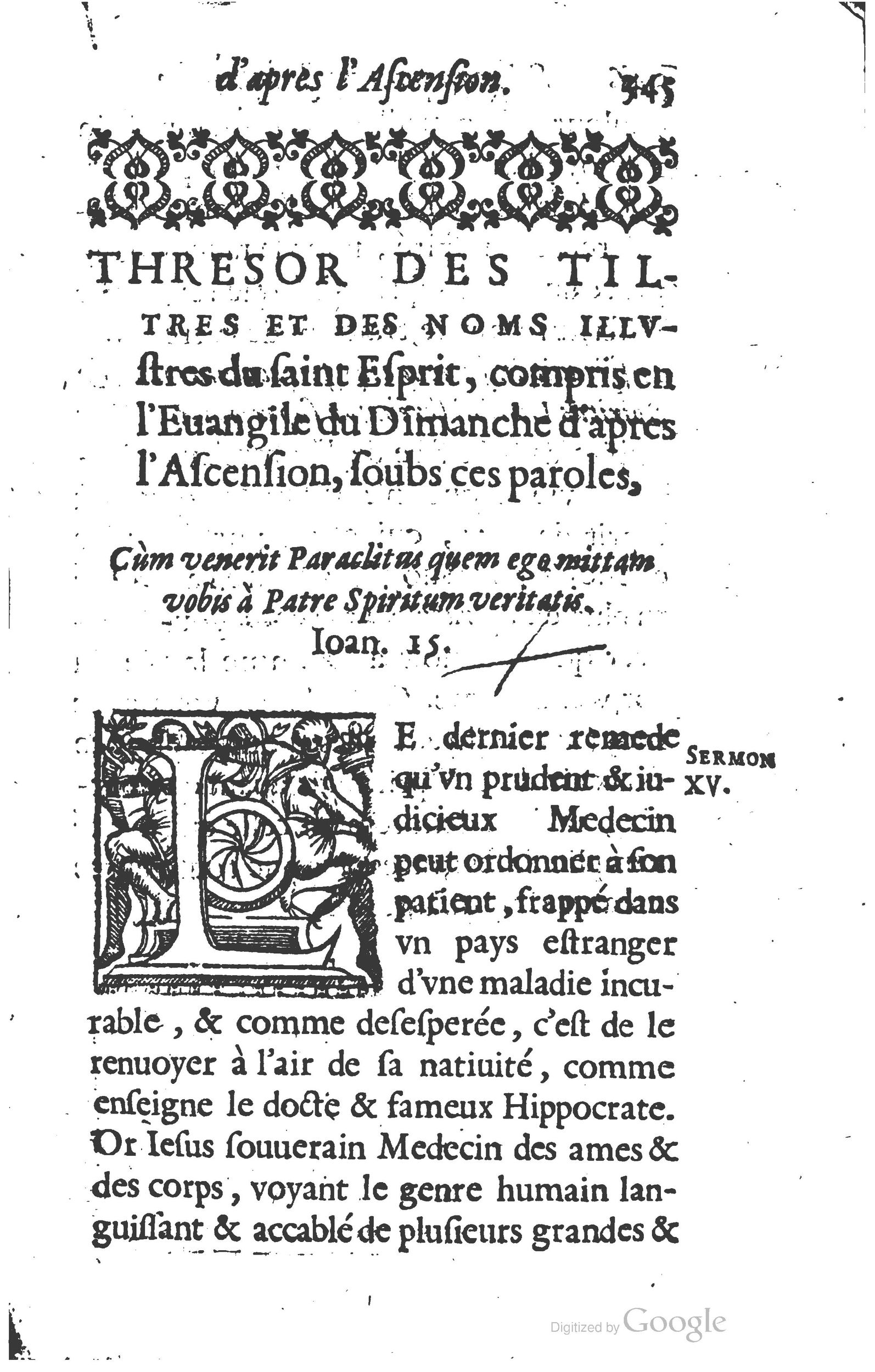 1629 - Manassés de Préaulx - Sermons ou Trésors de la piété chrétienne - BM Lyon