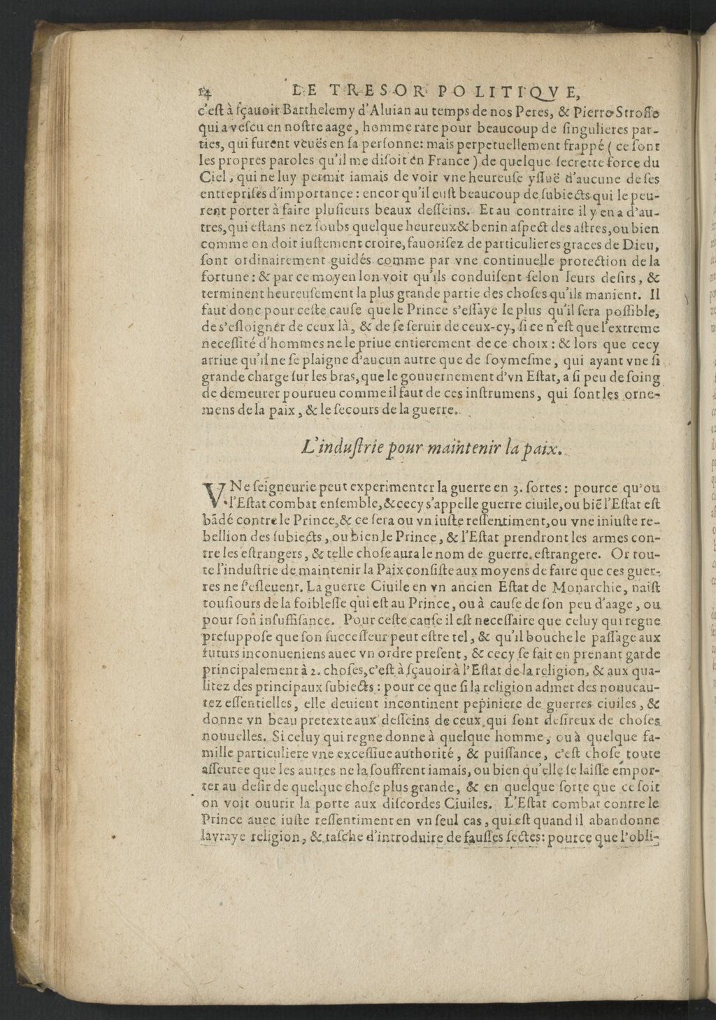 1611 - Pierre Chevalier - Trésor politique - BnF Tolbiac