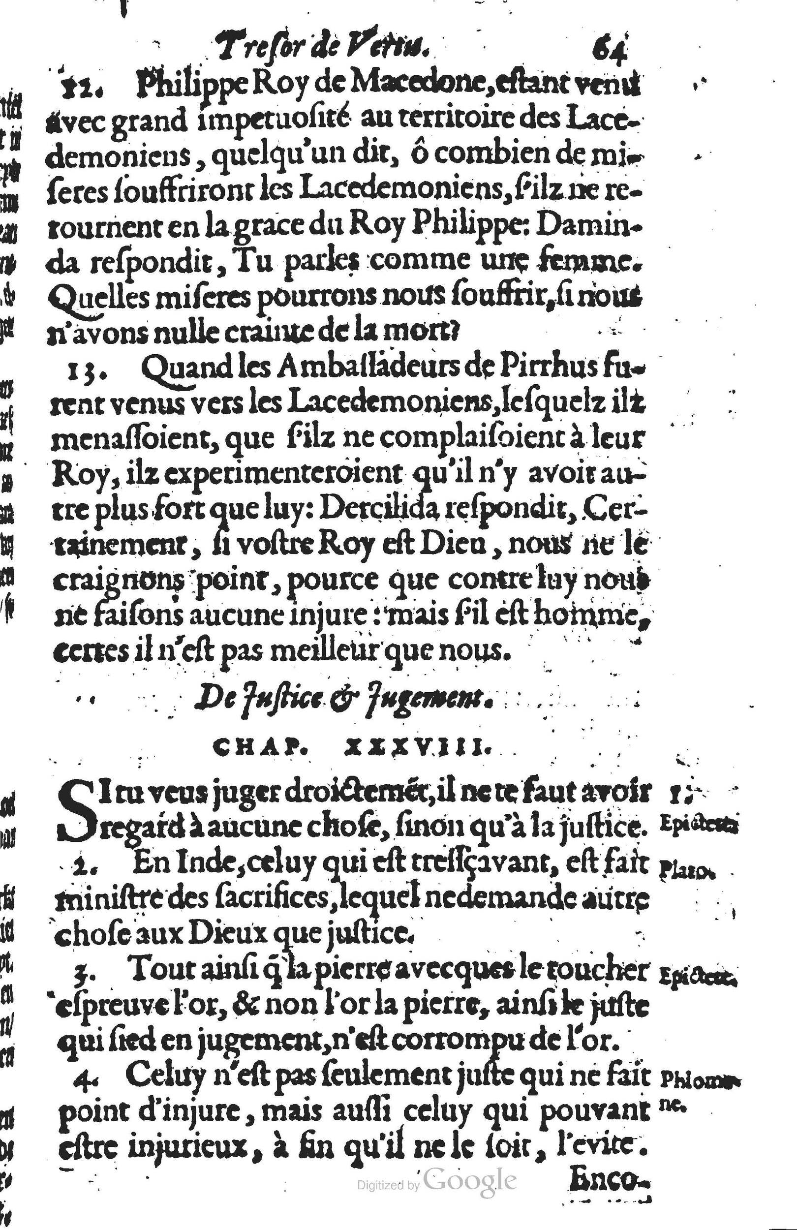 1594 - Cornelis Claesz - Trésor de vertu - BU Leiden