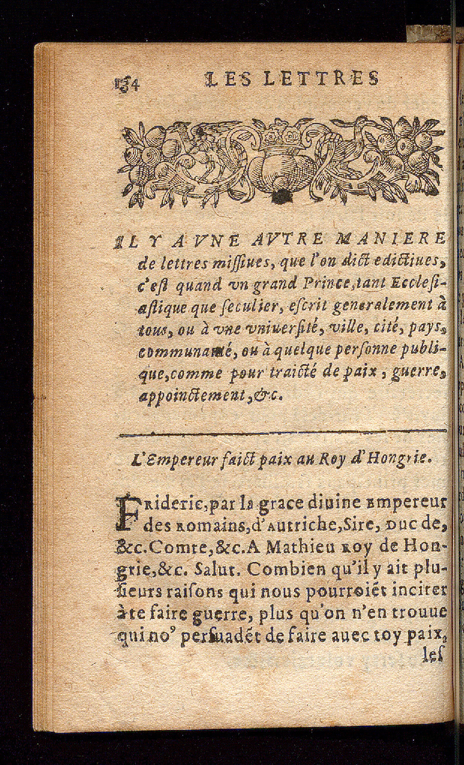 1614 - Barthélemy Vincent - Élite et Trésor des lettres missives - Bâle