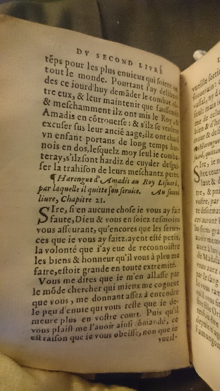 1563 - Jacques Kerver et Jean Ruelle - Trésor des Amadis - British Library