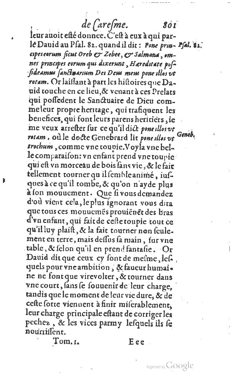 1607 - Nicolas Du Fossé - Trésor quadragésimal - T 01 - BM Lyon