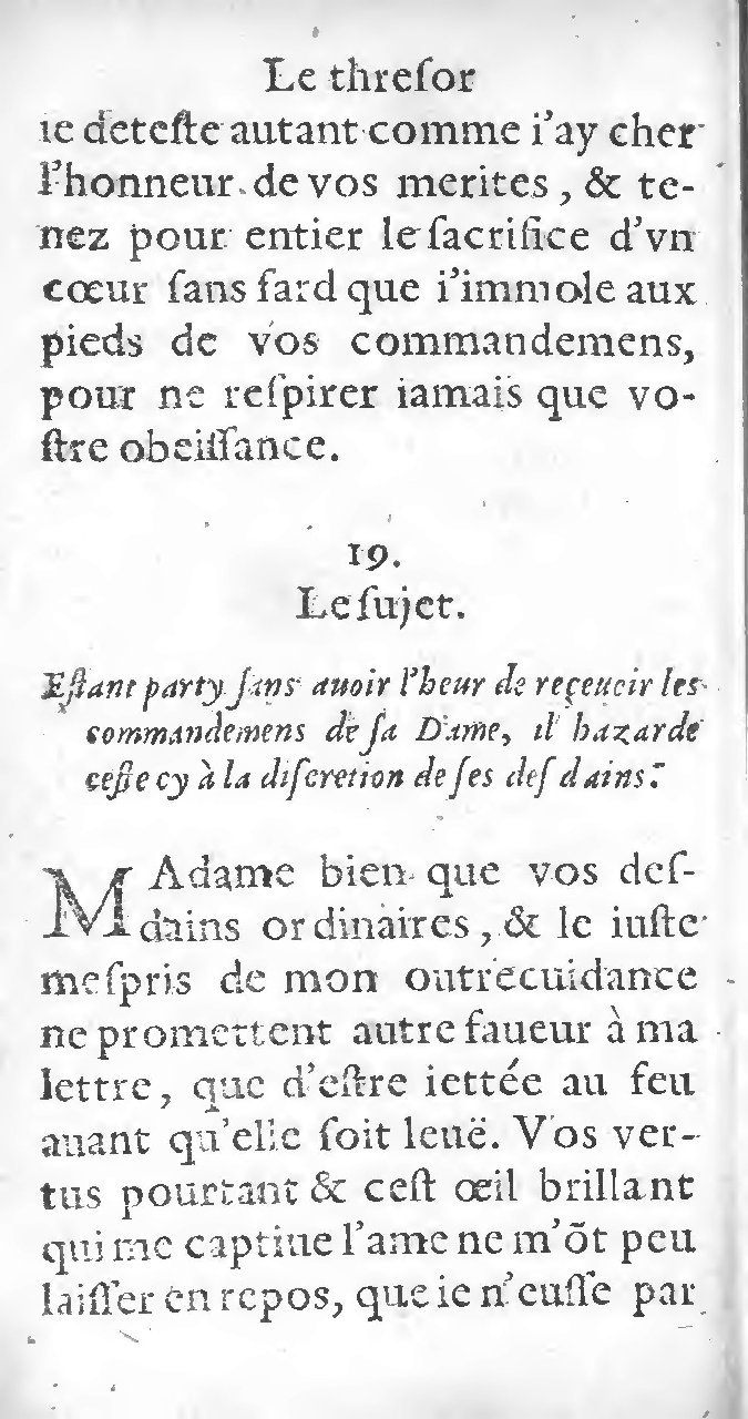 1597 - Thomas Daré - Trésor d’amour - Toronto
