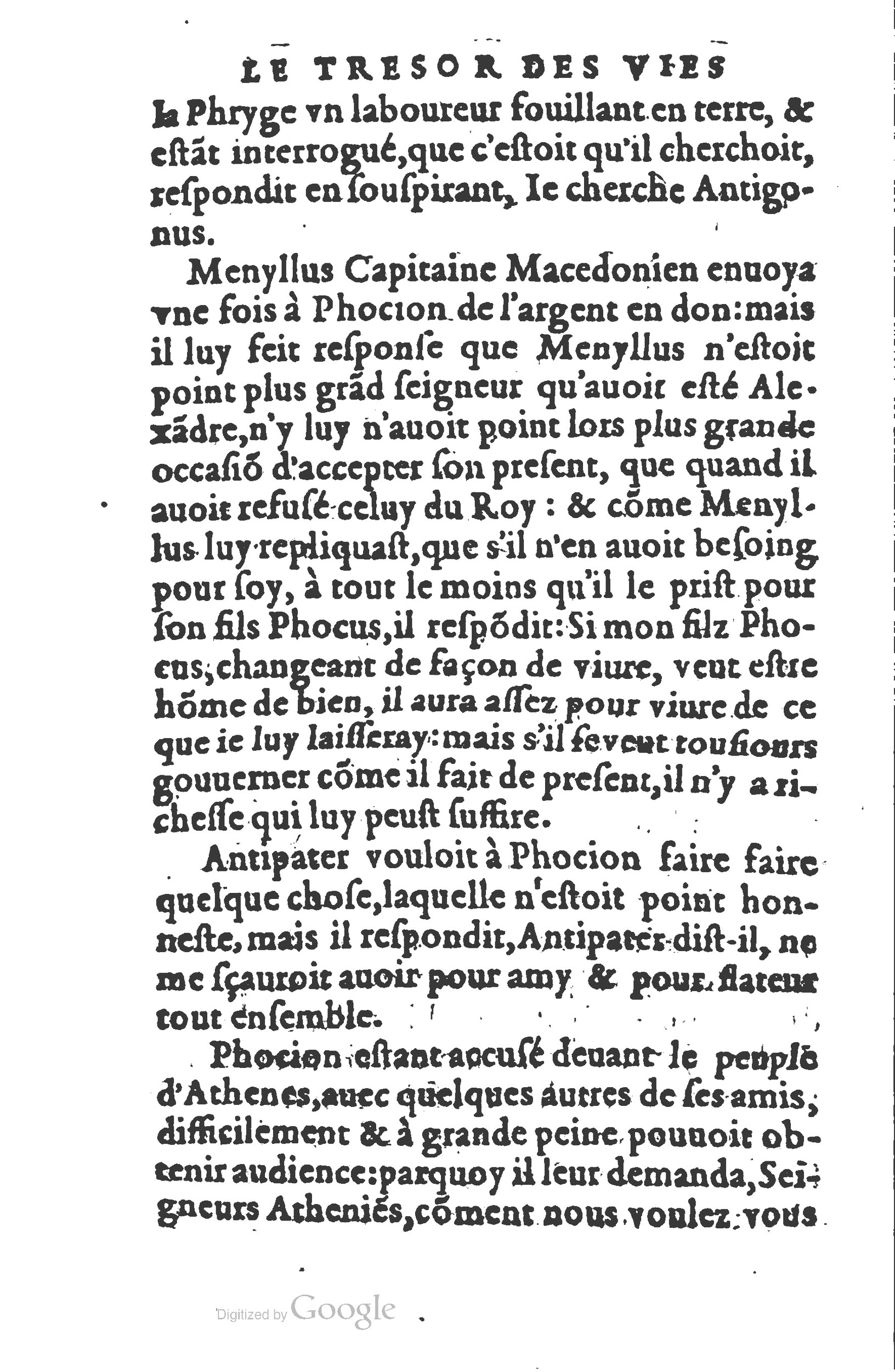 1577 - Claude Micard - Trésor des vies de Plutarque - BSB Munich 1577 - Claude Micard - Trésor des vies de Plutarque - BSB Munich