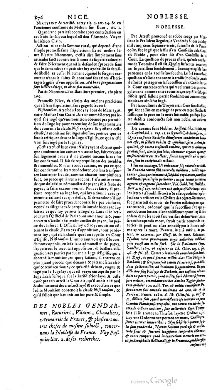 1629 - Veuve Nicolas Buon - Trésor du droit français (29620 T. 2) - BM Lyon 1629 - Veuve Nicolas Buon - Trésor du droit français (29620 T. 2) - BM Lyon
