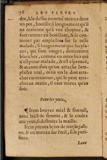 1586 - Benoît Rigaud - Trésor des fleurs et secrets de médecine - Université Paris Cité