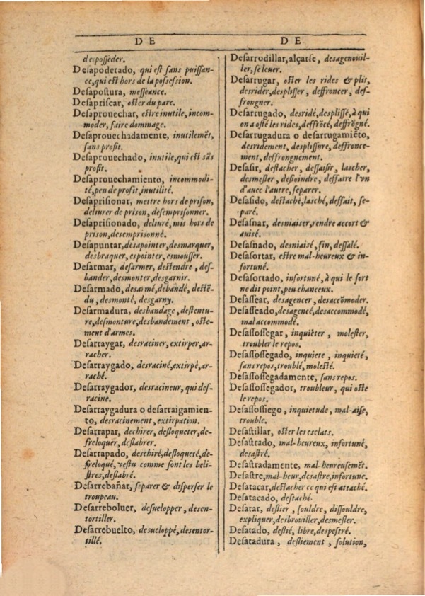 1607 - Marc Orry - Trésor des deux langues espagnole et française (Première et Seconde parties) - ÖNB Wien