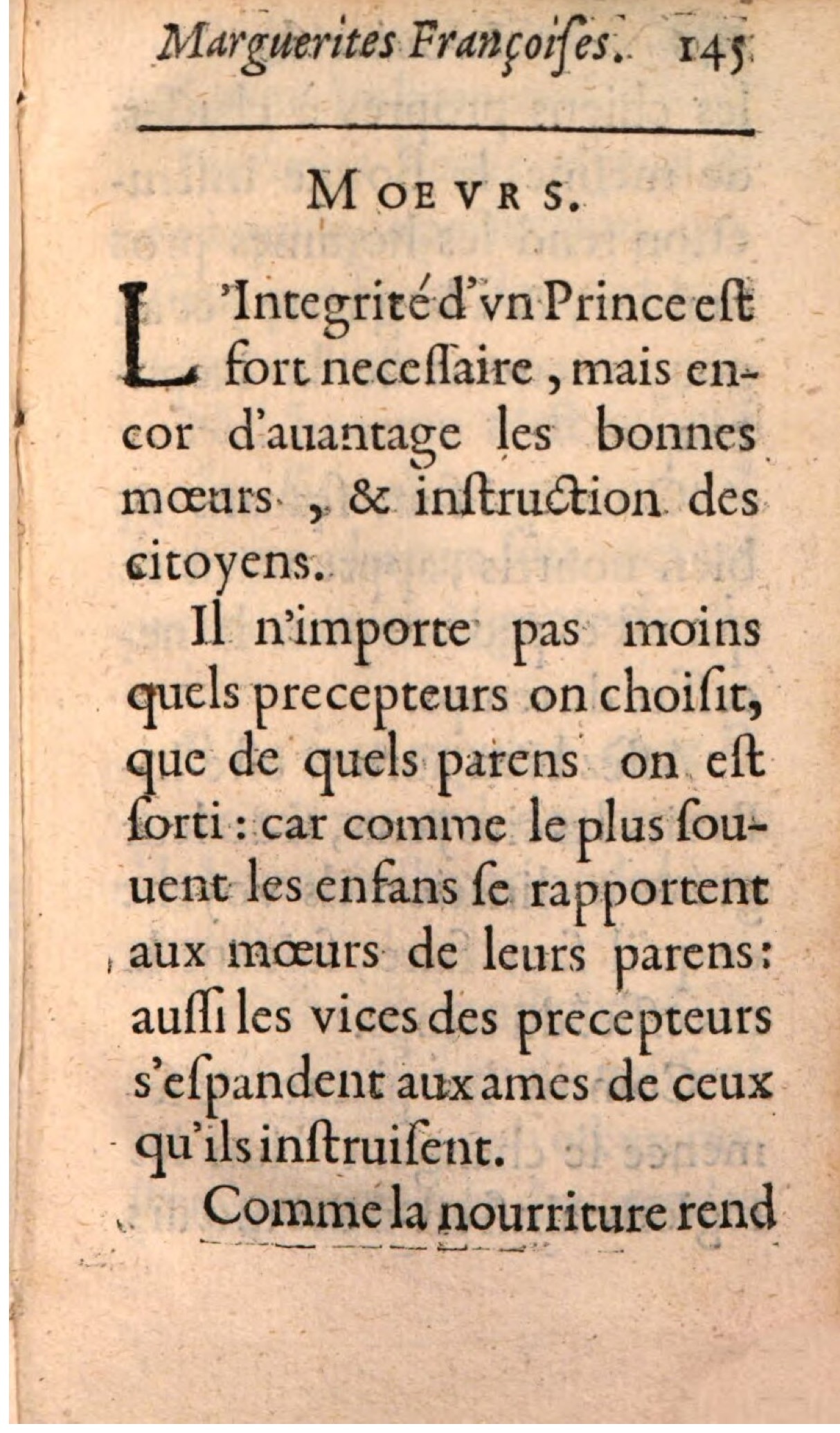 1611 - Théodore Reinsart - La Suitte des marguerites françoises, ou second thresor du bien dire - BSB Munich 1611 - Théodore Reinsart - La Suitte des marguerites françoises, ou second thresor du bien dire - BSB Munich