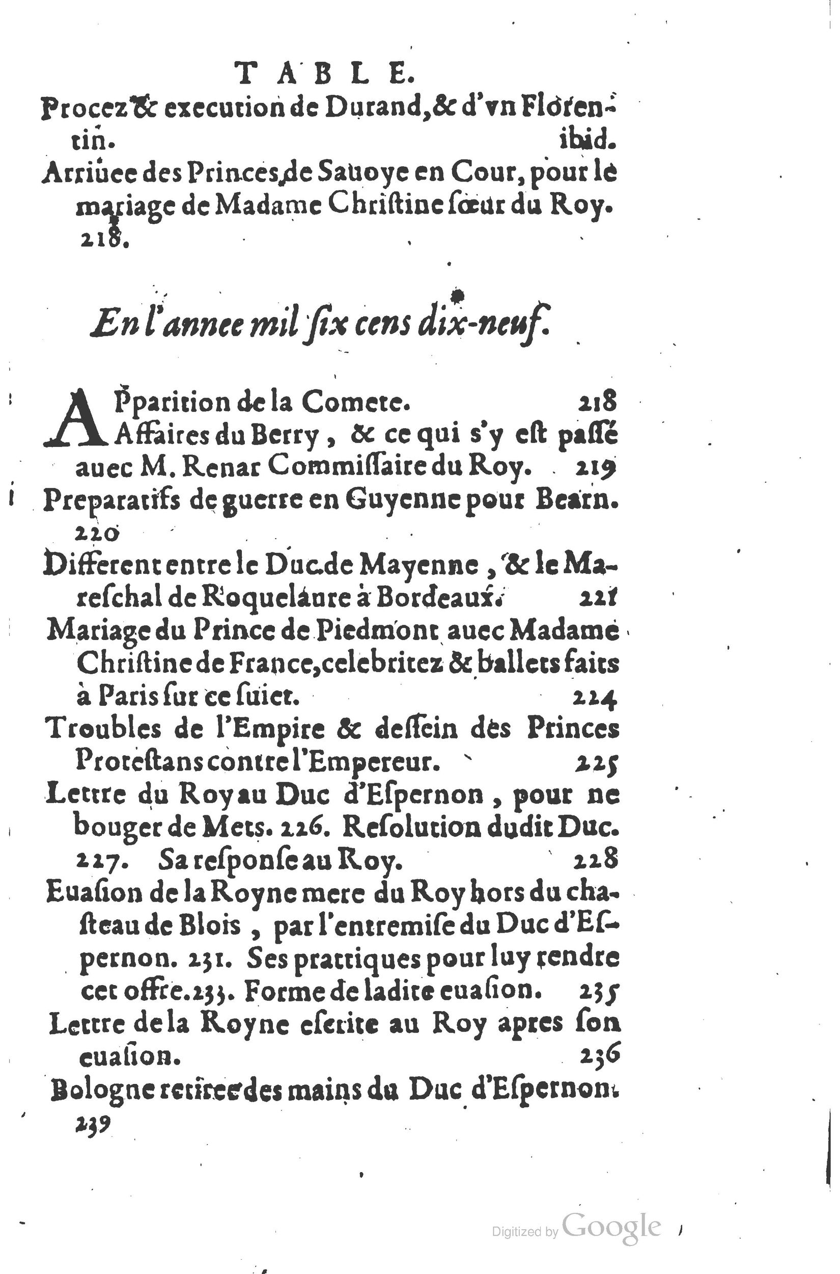 1626 - Joseph Bouillerot - Trésor de l’histoire générale de notre temps - BSB Munich