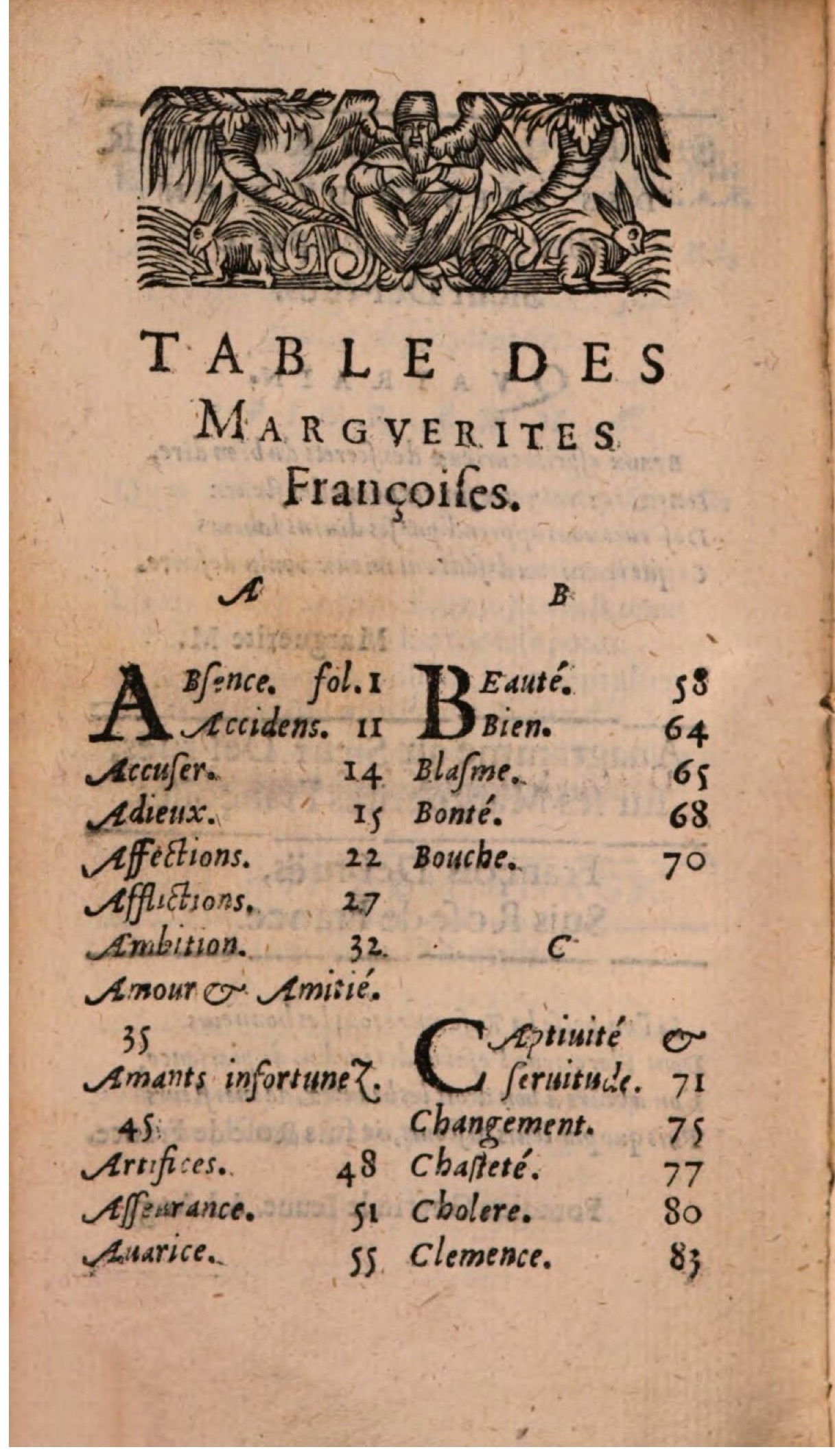 1608 - Théodore Reinsart - Les Marguerites françaises ou Trésor des Fleurs du bien-dire - BSB Munich