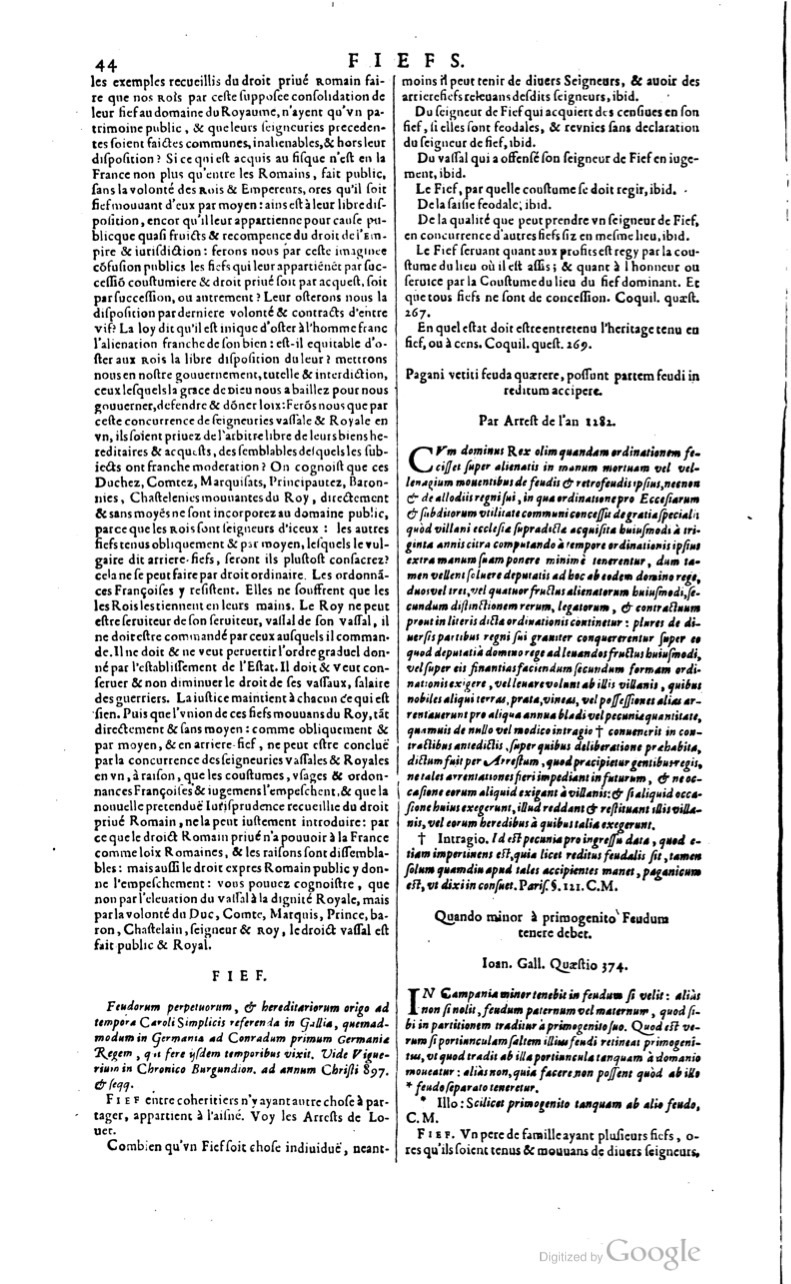 1629 - Veuve Nicolas Buon - Trésor du droit français (21754 T. 2) - BM Lyon 1629 - Veuve Nicolas Buon - Trésor du droit français (21754 T. 2) - BM Lyon