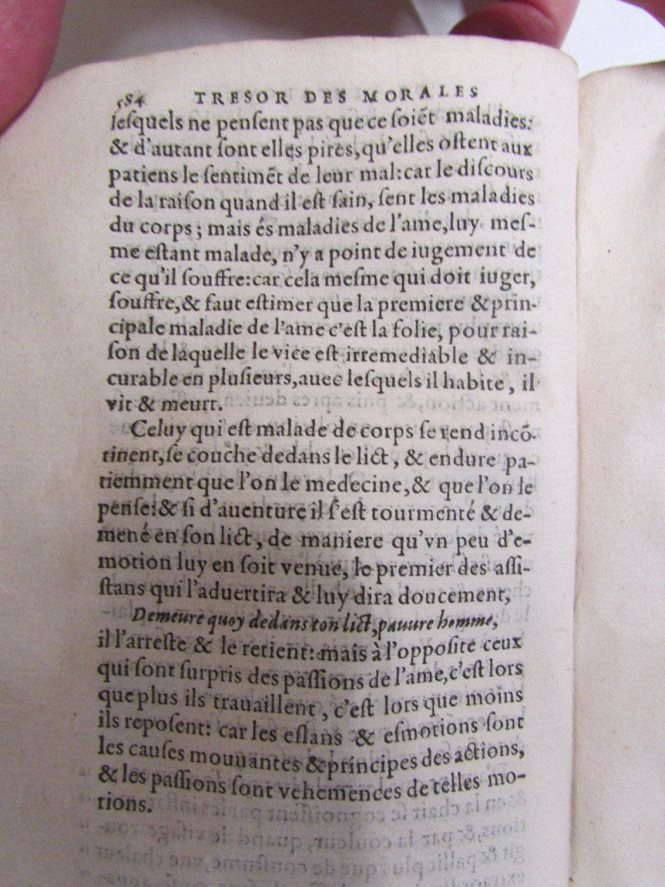 1578 - Jean Poupy - Trésor des morales de Plutarque - Vitré