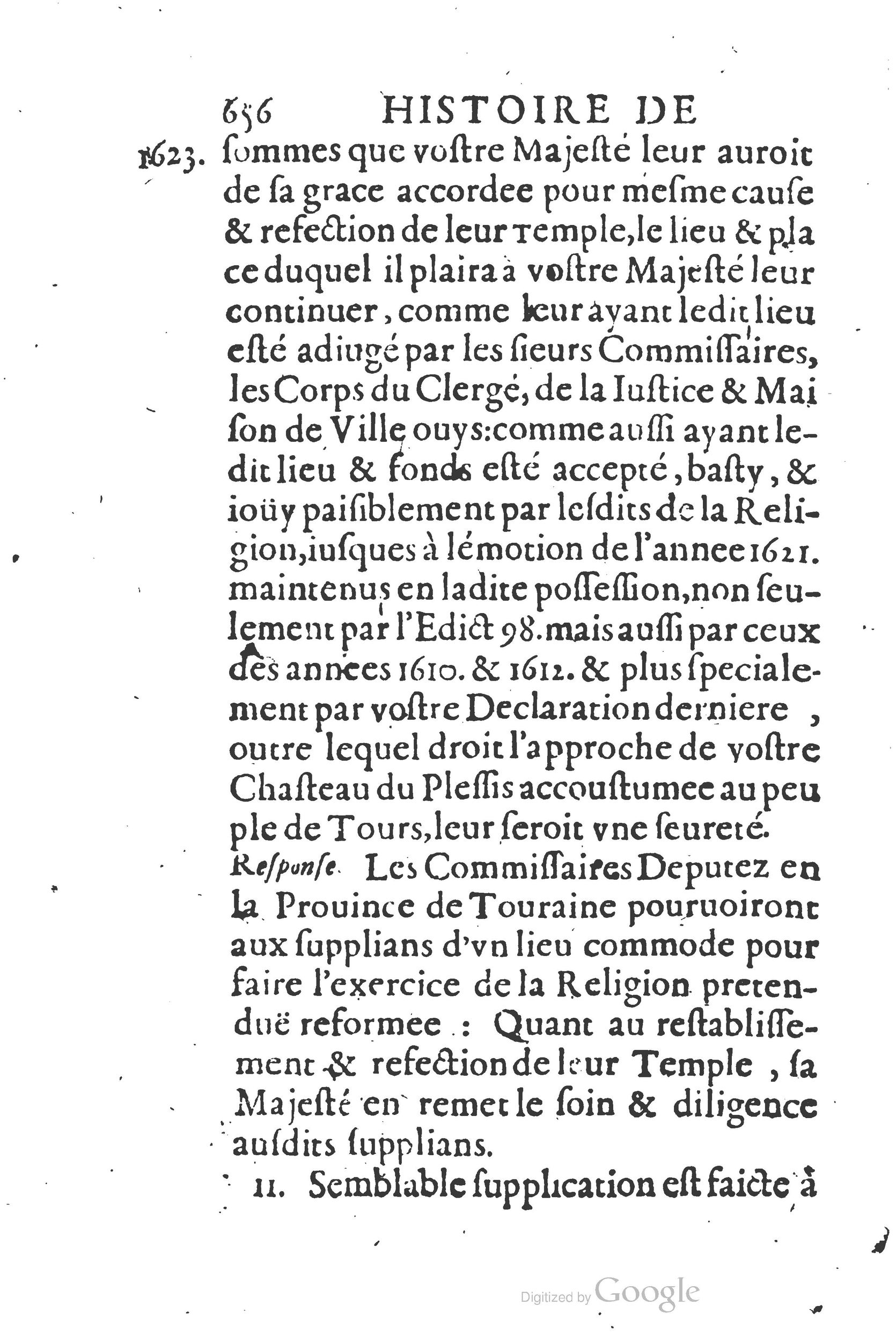 1626 - Joseph Bouillerot - Trésor de l’histoire générale de notre temps - BSB Munich