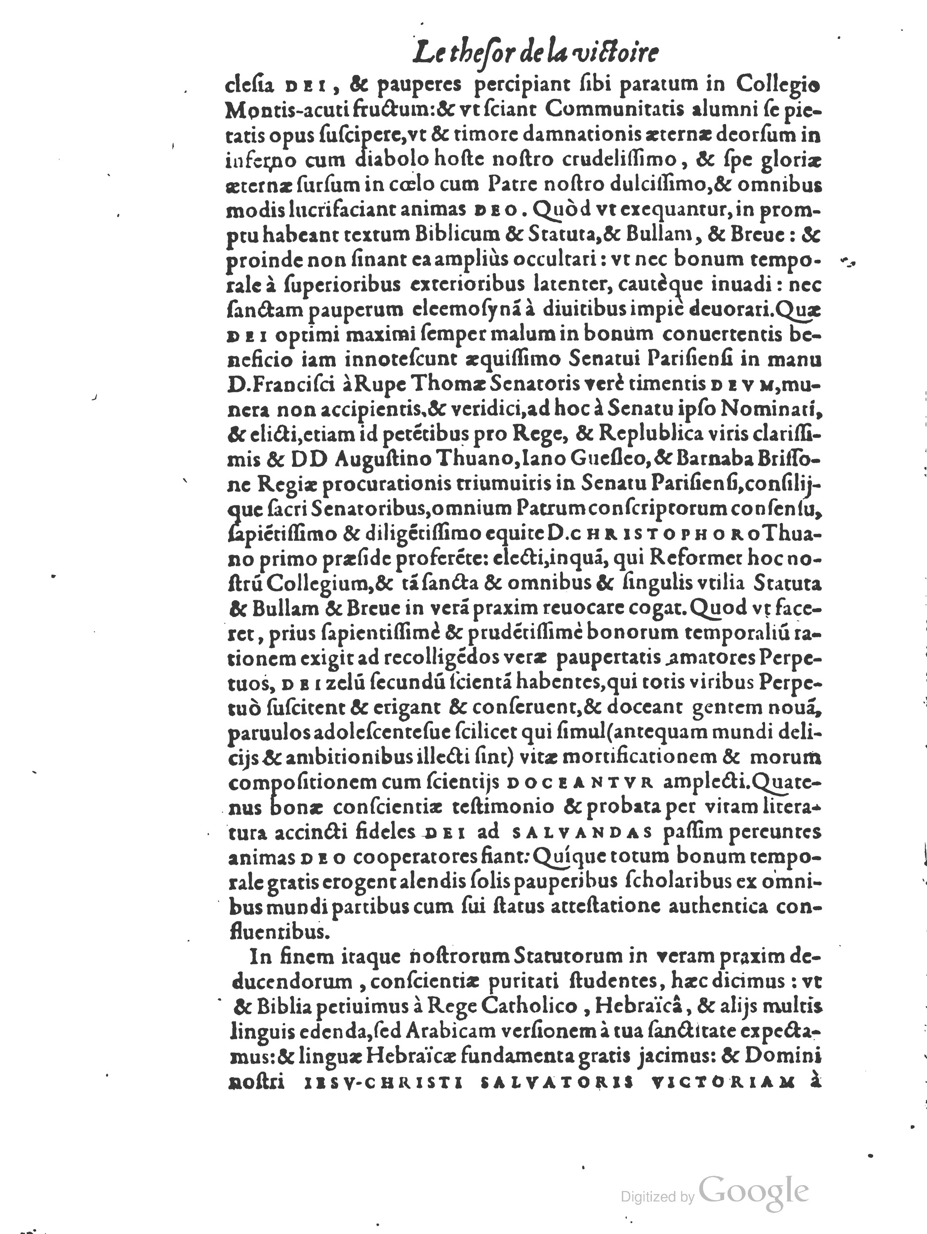 1578 - Nicolas Chesneau - Trésor et entière histoire de la triomphante victoire du corps de Dieu sur l’esprit malin - British Library 1578 - Nicolas Chesneau - Trésor et entière histoire de la triomphante victoire du corps de Dieu sur l’esprit malin - British Library