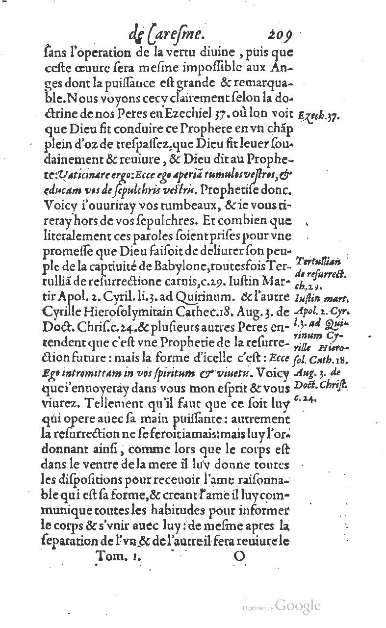 1607 - Nicolas Du Fossé - Trésor quadragésimal - T 01 - BM Lyon