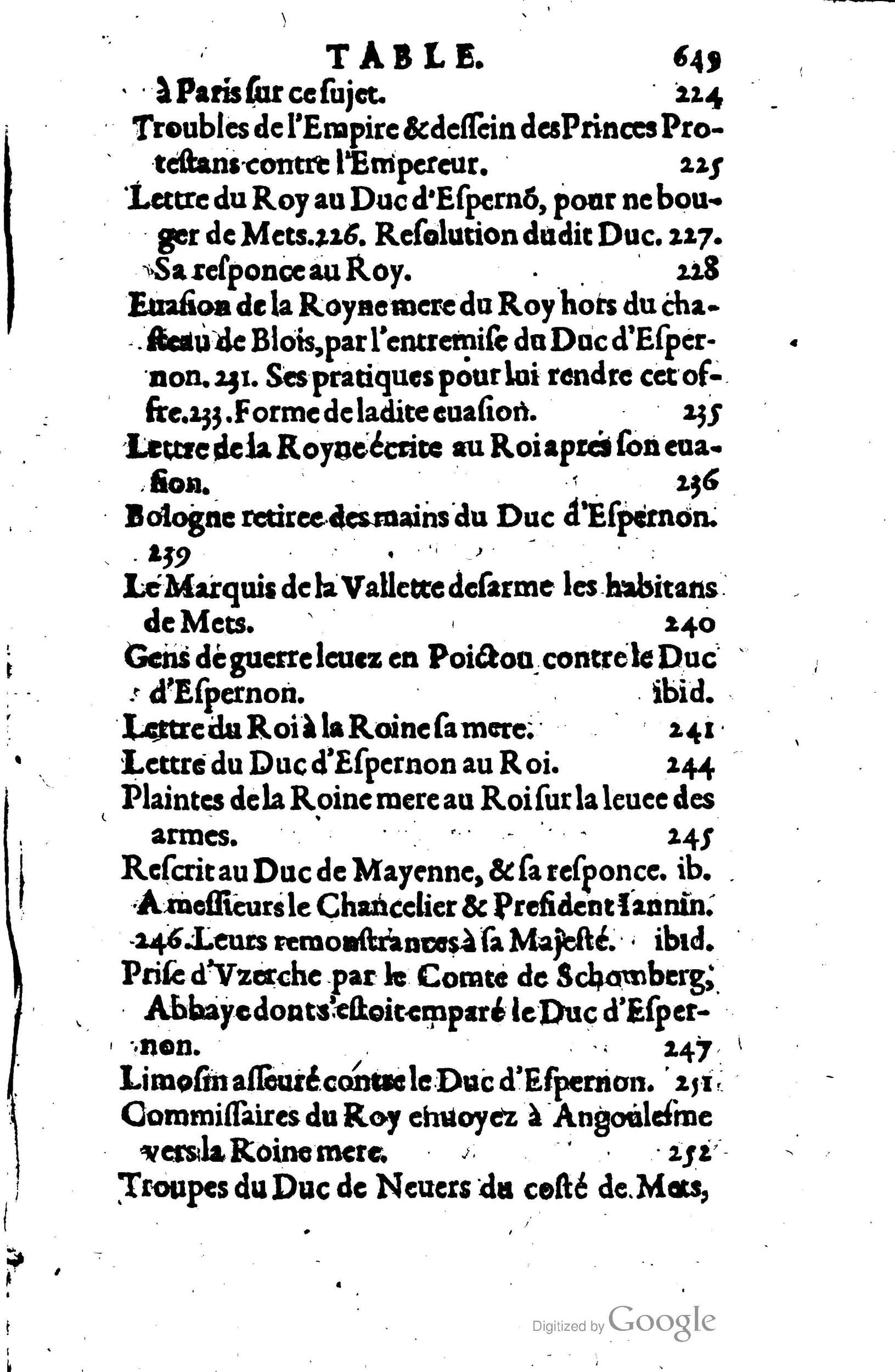1623 - Joseph Bouillerot - Trésor de l’histoire générale de notre temps - BM Lyon