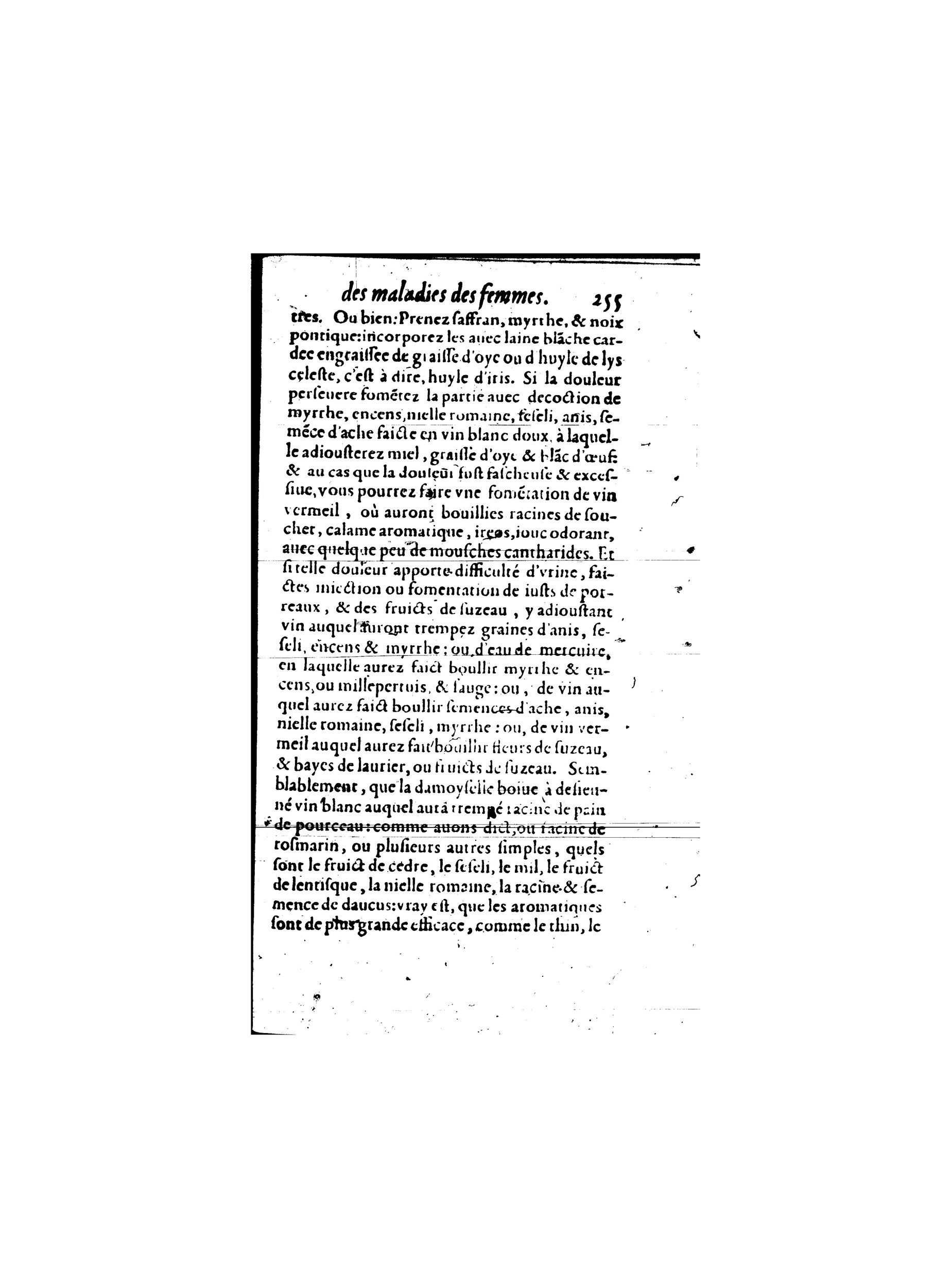 1587 - Jacques du Puis - Trésor des remèdes secrets pour les maladies des femmes - BnF