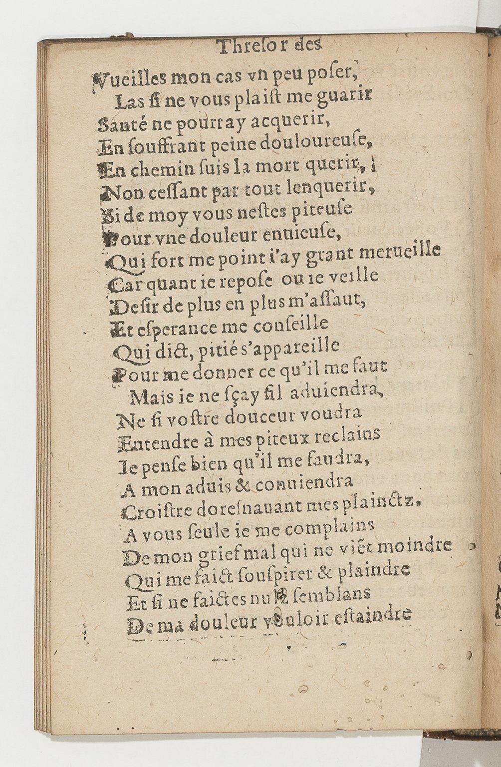 1568c. - Veuve Jean Bonfons - Trésor des joyeuses inventions du parangon de poésies - BnF Arsenal