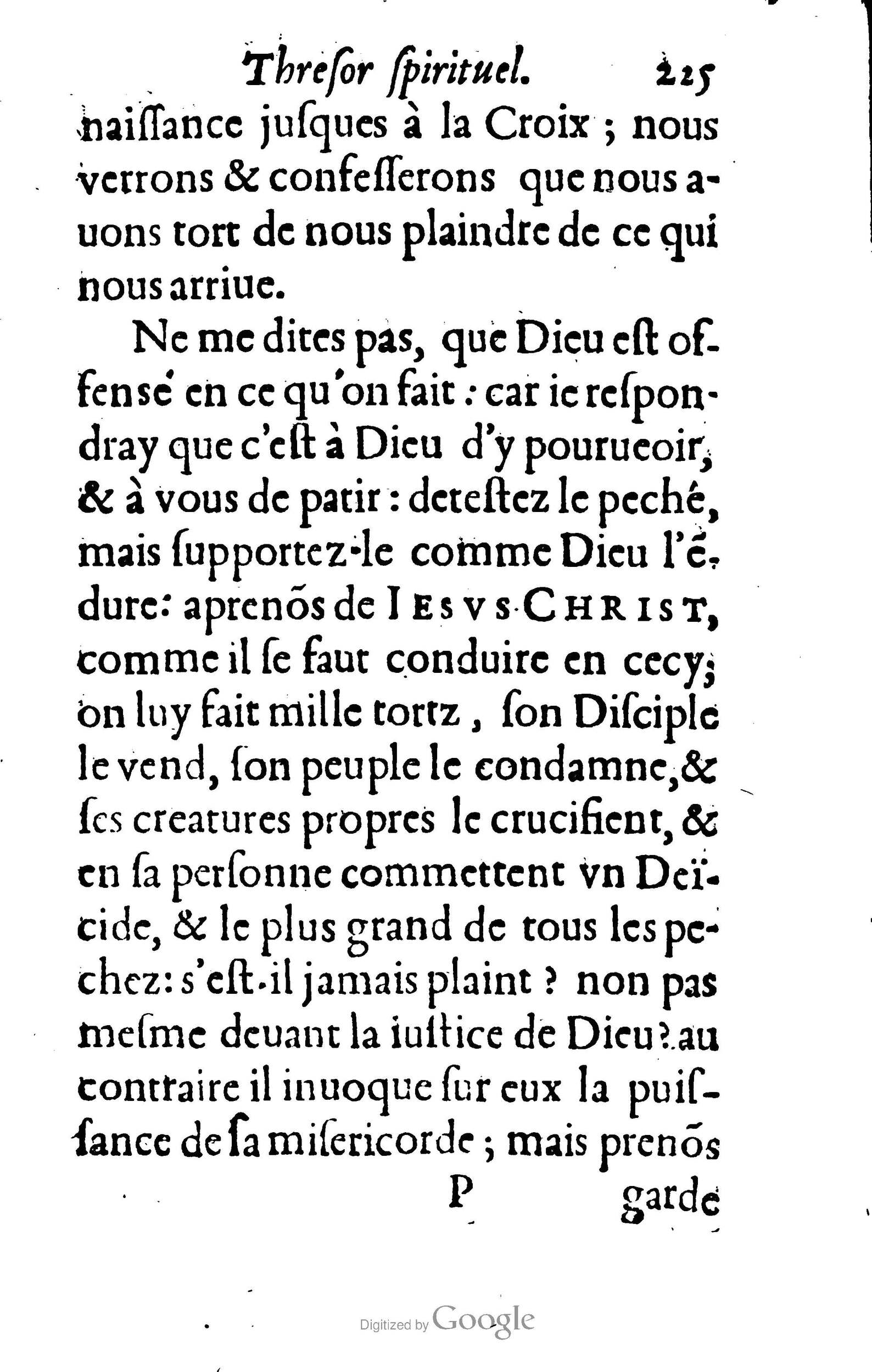 1633 - François Waudré - Trésor spirituel contenant les excellences du christianisme - BM Lyon