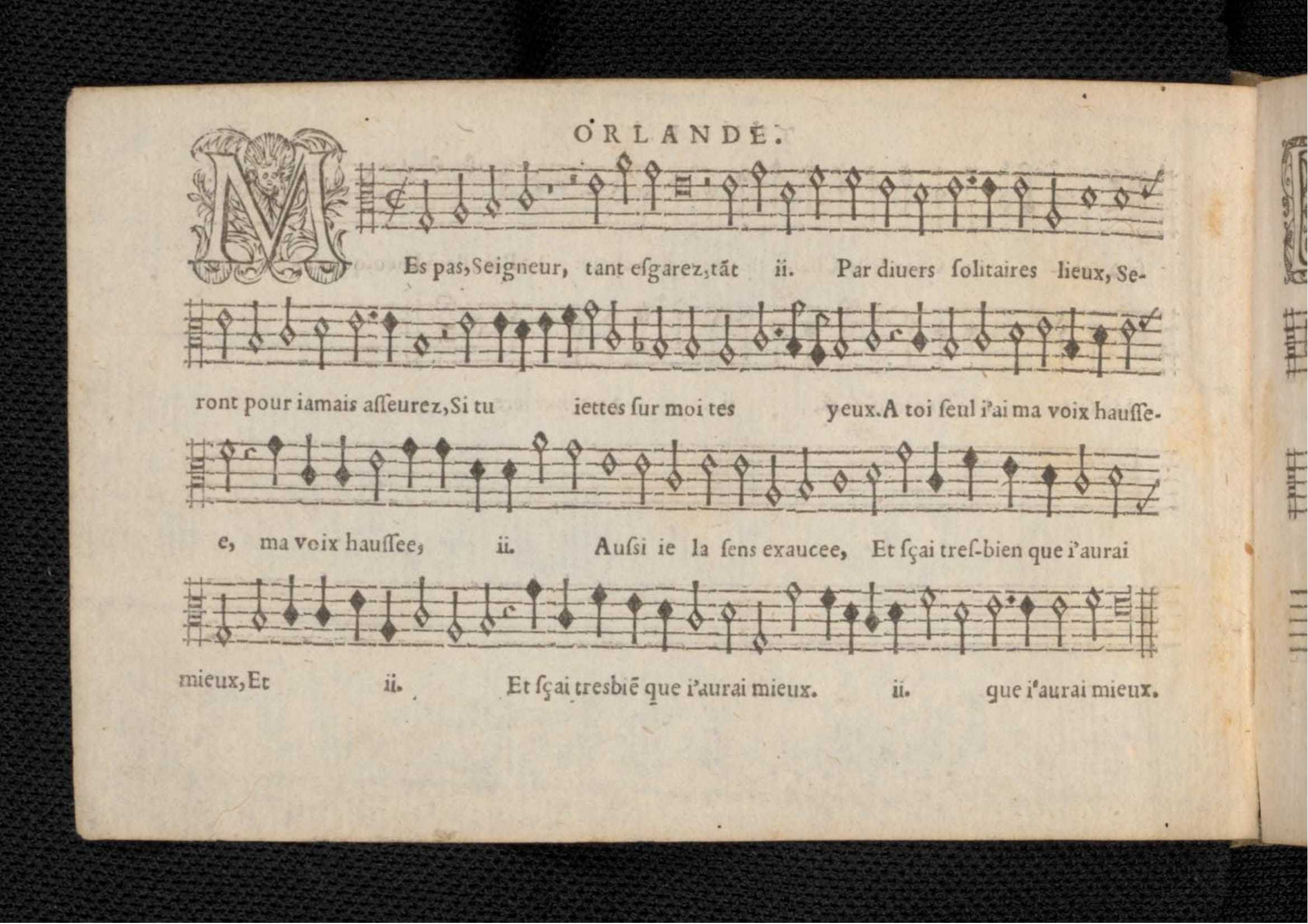 1576 - [Pierre de Saint-André] - Trésor de musique d’Orlande de Lassus Tenor - KBR Bruxelles