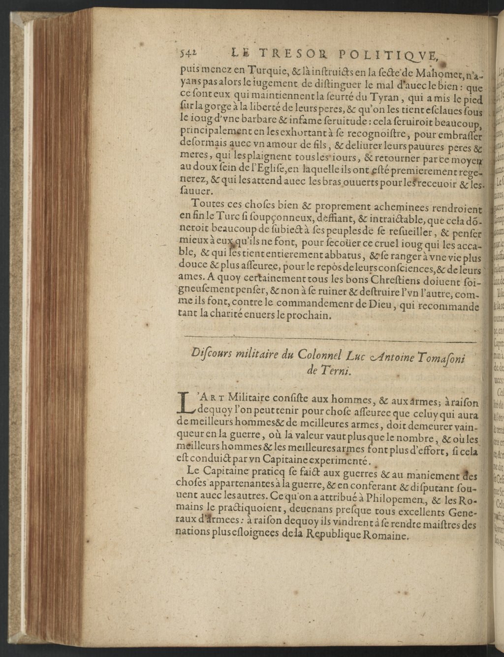 1608 - Nicolas Du Fossé - Trésor politique - BnF Tolbiac