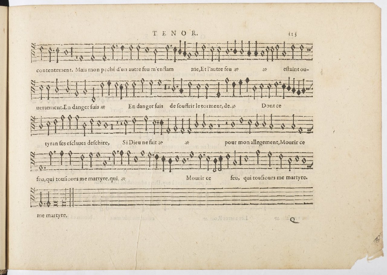 1594 - Paul Marceau - Trésor de musique d&#039;Orlande de Lassus, Superius, Bassus, Tenor, Quinta pars - BnF