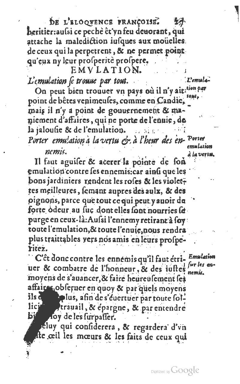 1610 - Louis Coste - Trésor de l’éloquence française (Seconde partie) - BM Lyon