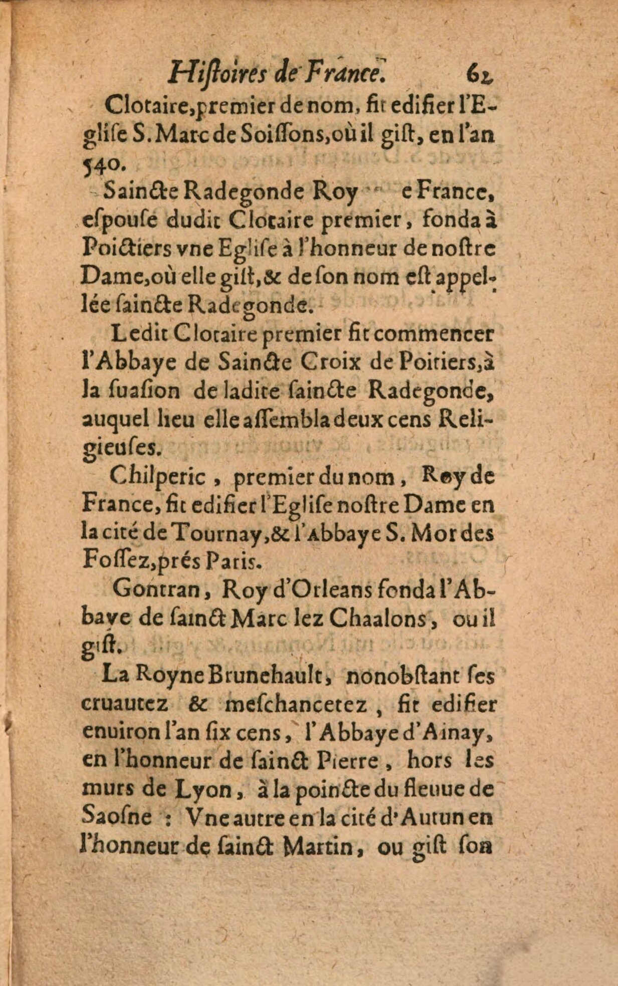 1639 - Jean Corrozet - Trésor des histoires de France - BSB Munich