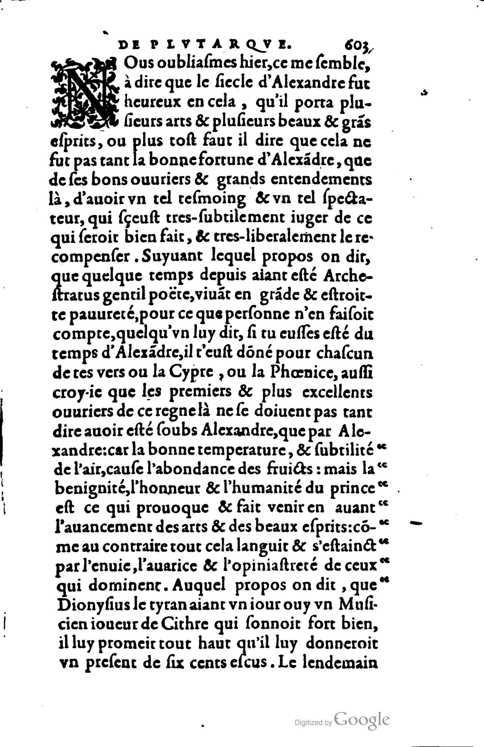 1578 - Jean Poupy - Trésor des morales de Plutarque - BSB Munich
