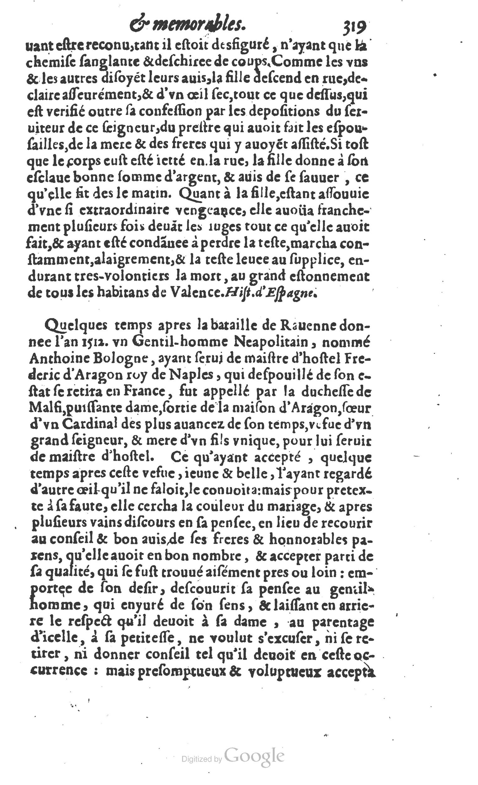 1610 - Paul Marceau - Trésor d’histoires admirables et mémorables - Princeton