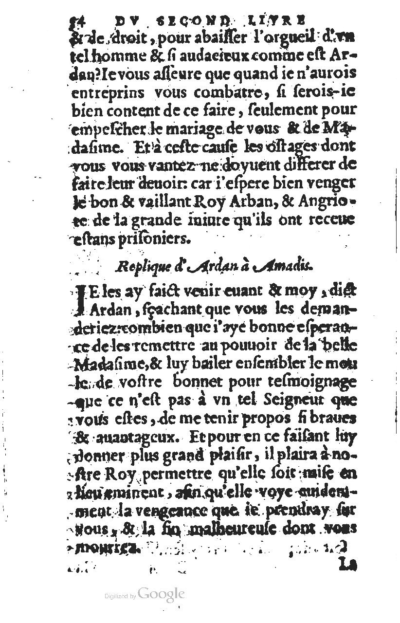 1567 - Jean Pygot - Trésor des Amadis - BM Lyon 1567 - Jean Pygot - Trésor des Amadis - BM Lyon