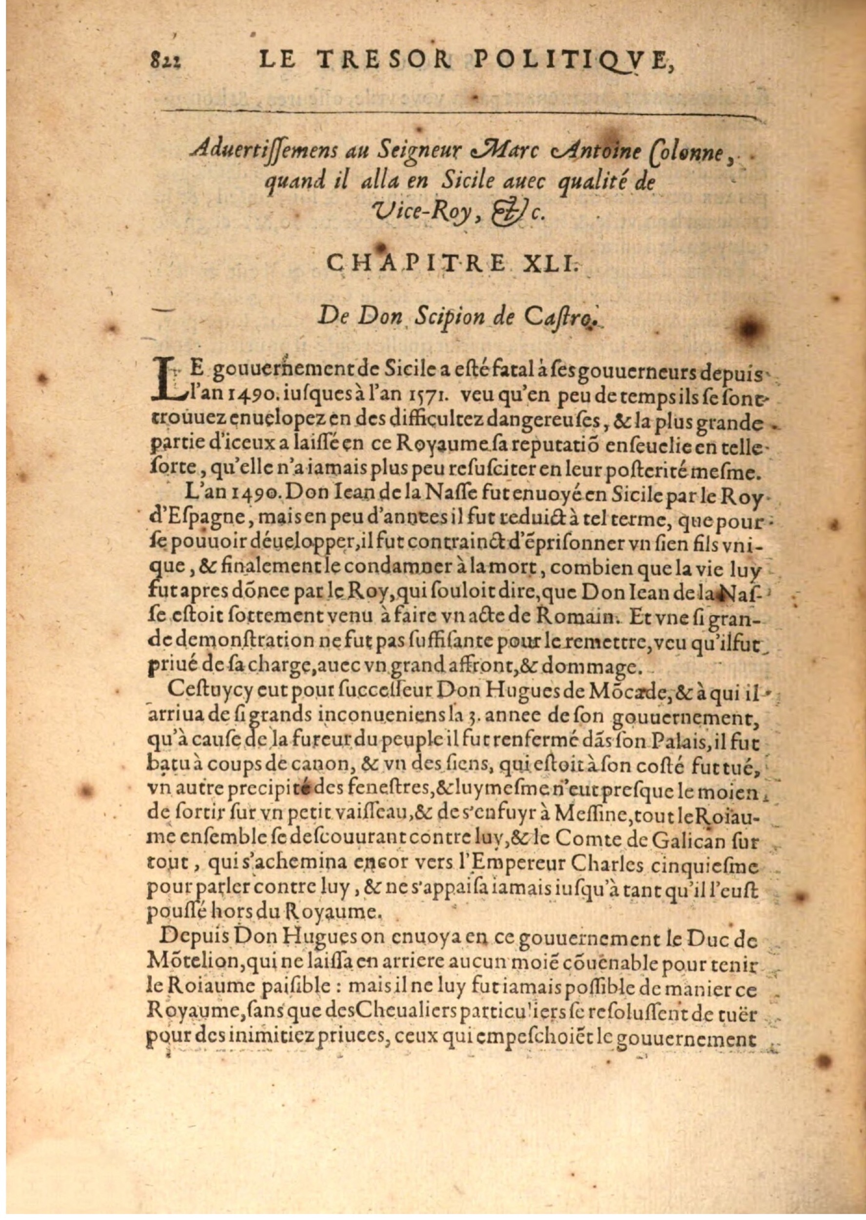 1608 - Nicolas Du Fossé - Trésor politique - BSB Munich