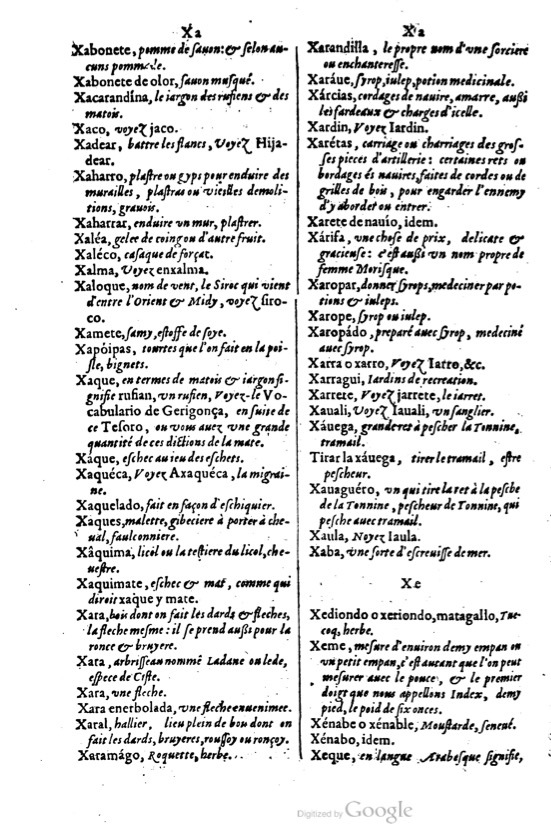 1621 - Adrian Tiffaine - Trésor des deux langues espagnole et française - BM Lyon