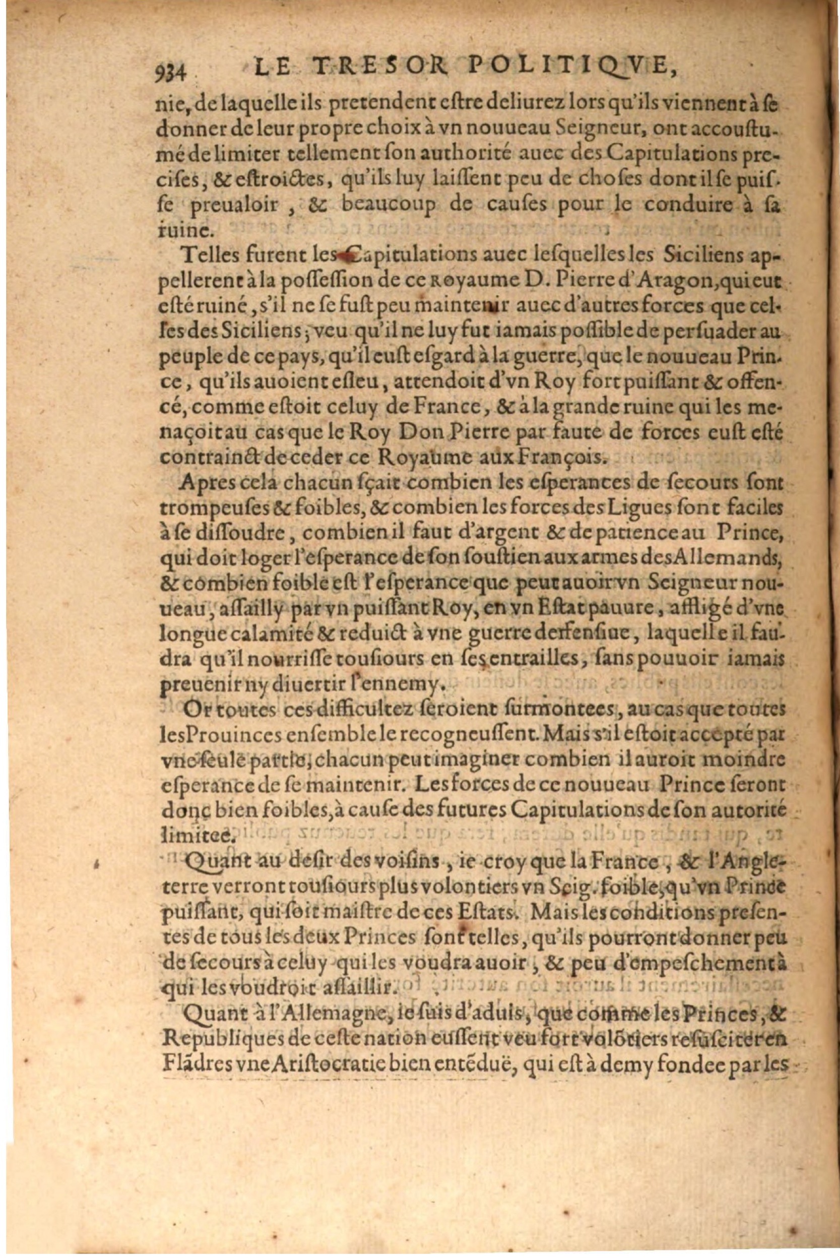 1608 - Nicolas Du Fossé - Trésor politique - BSB Munich