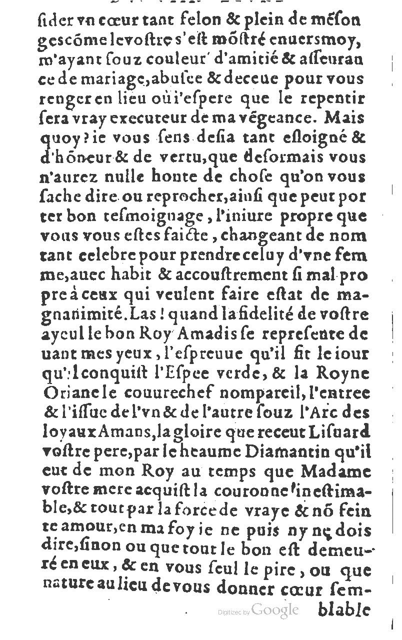 1582 - Jean Huguetan - Trésor des Amadis T. 1 - BM Lyon