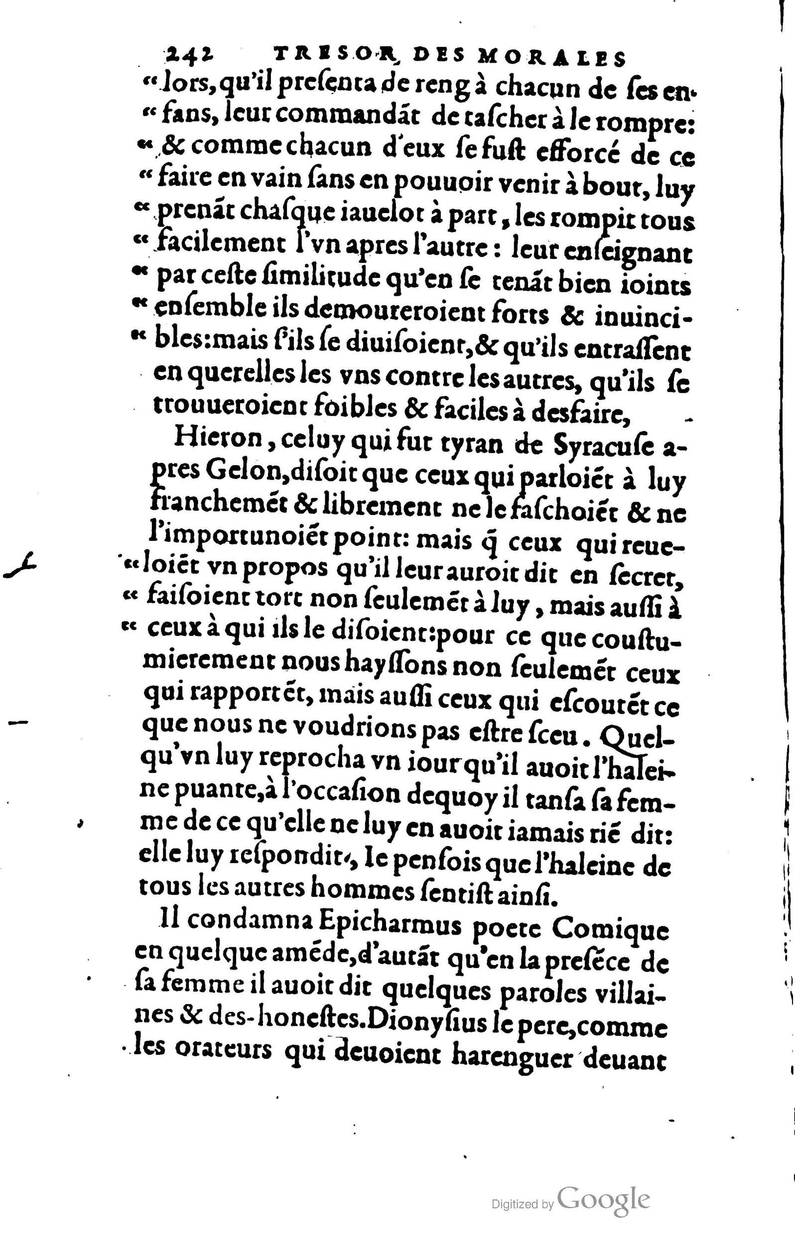 1578 - Jean Poupy - Trésor des morales de Plutarque - BSB Munich 1578 - Jean Poupy - Trésor des morales de Plutarque - BSB Munich