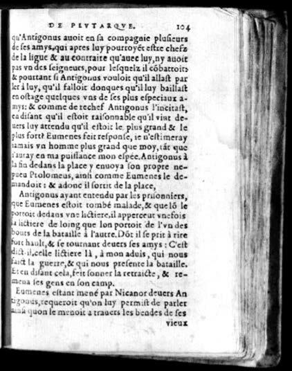 1574 - Benoît Rigaud - Trésor des vies de Plutarque - Avignon