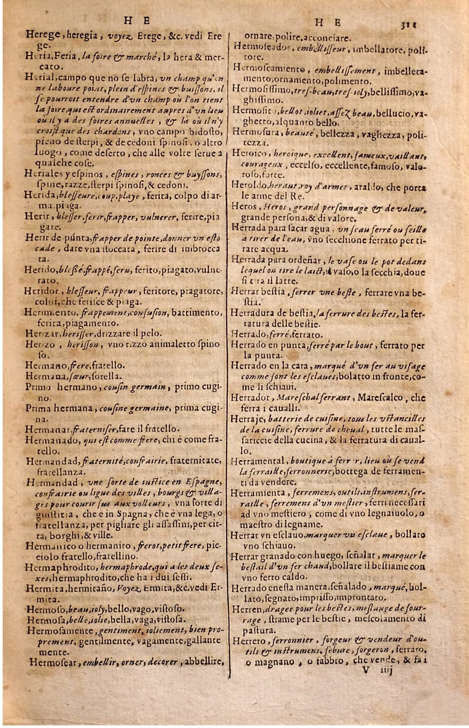 1627 - Jacques Crespin - Trésor des trois langues - Regensburg