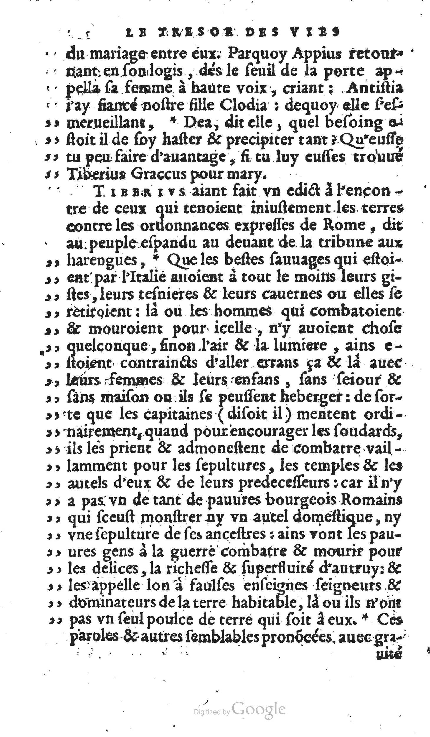 1567 - Willem Silvius - Trésor des vies de Plutarque - Anvers Musée Plantin-Moretus